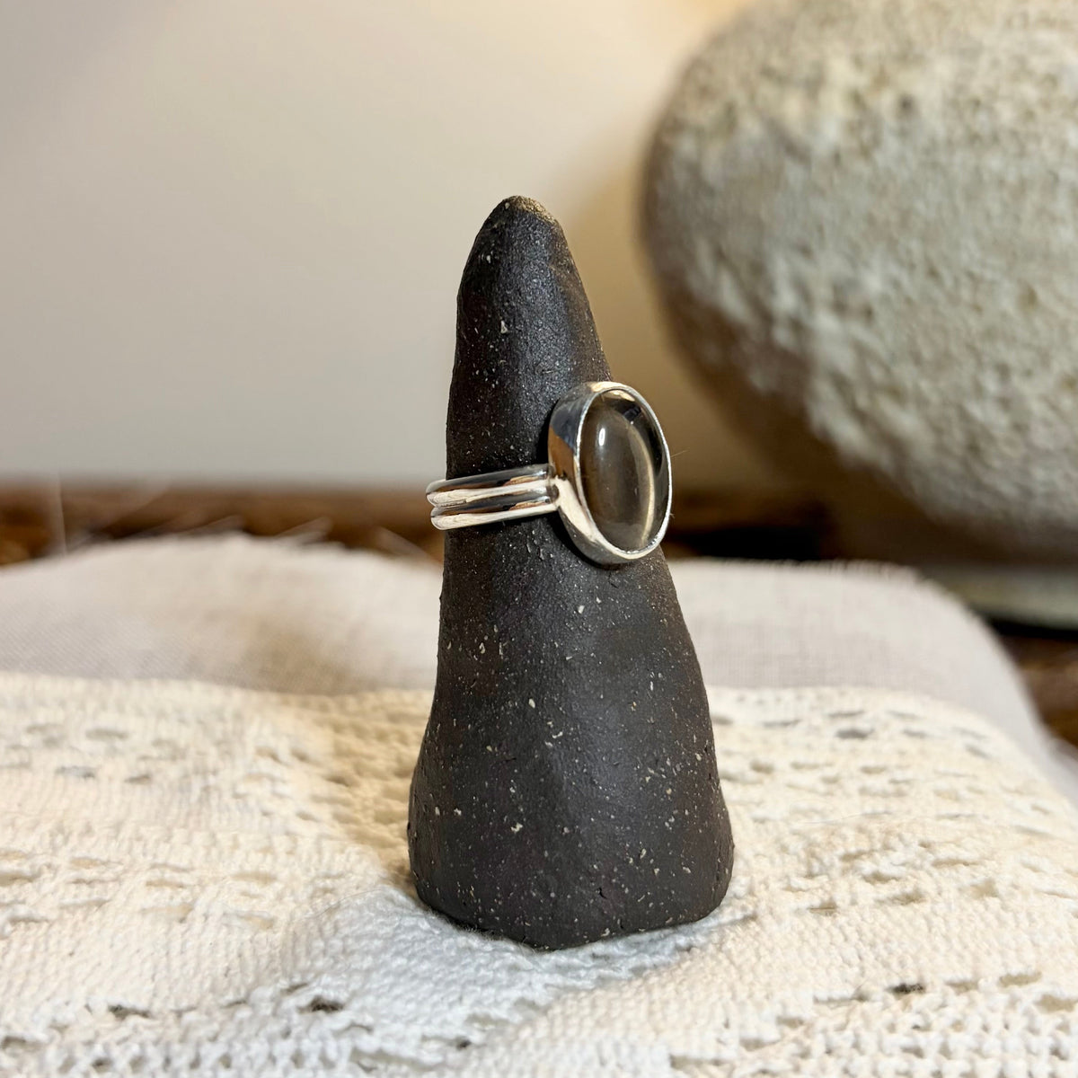 Smoky Quartz Ring | Size 6.25 / Size M