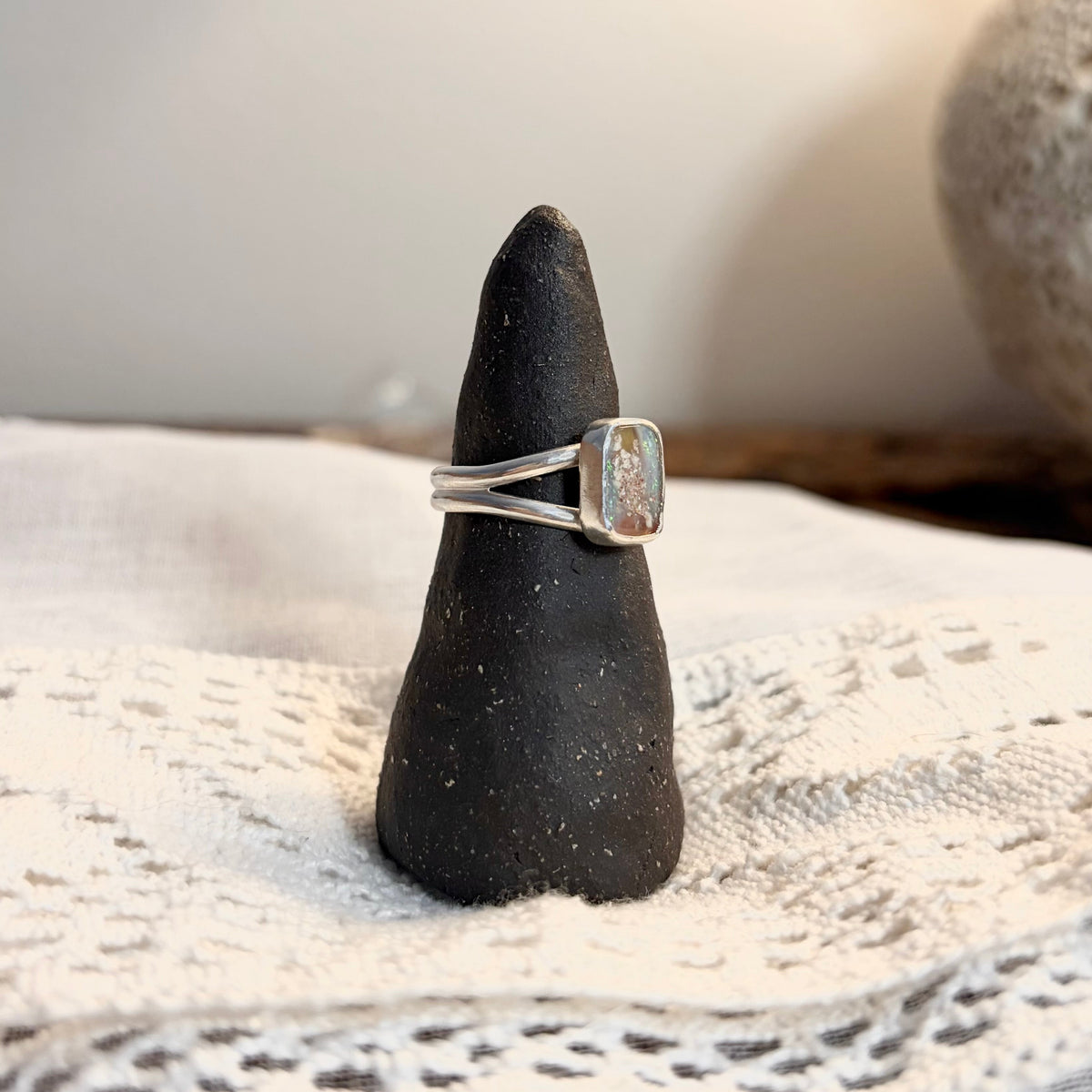 Pipe Opal Ring | Size 6.75 / Size N