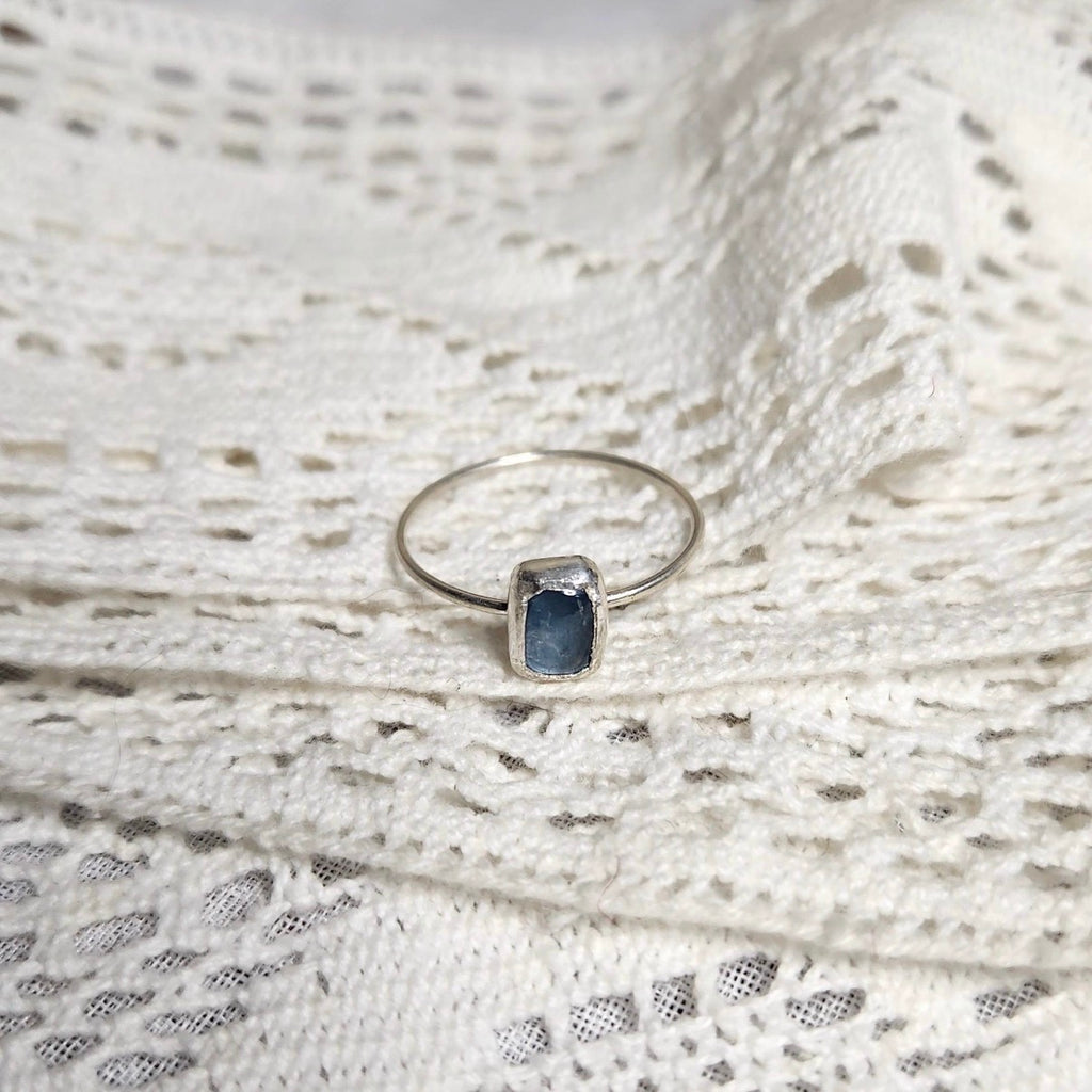 Kyanite Dainty Ring | Size 8.5 / Size Q 1/2