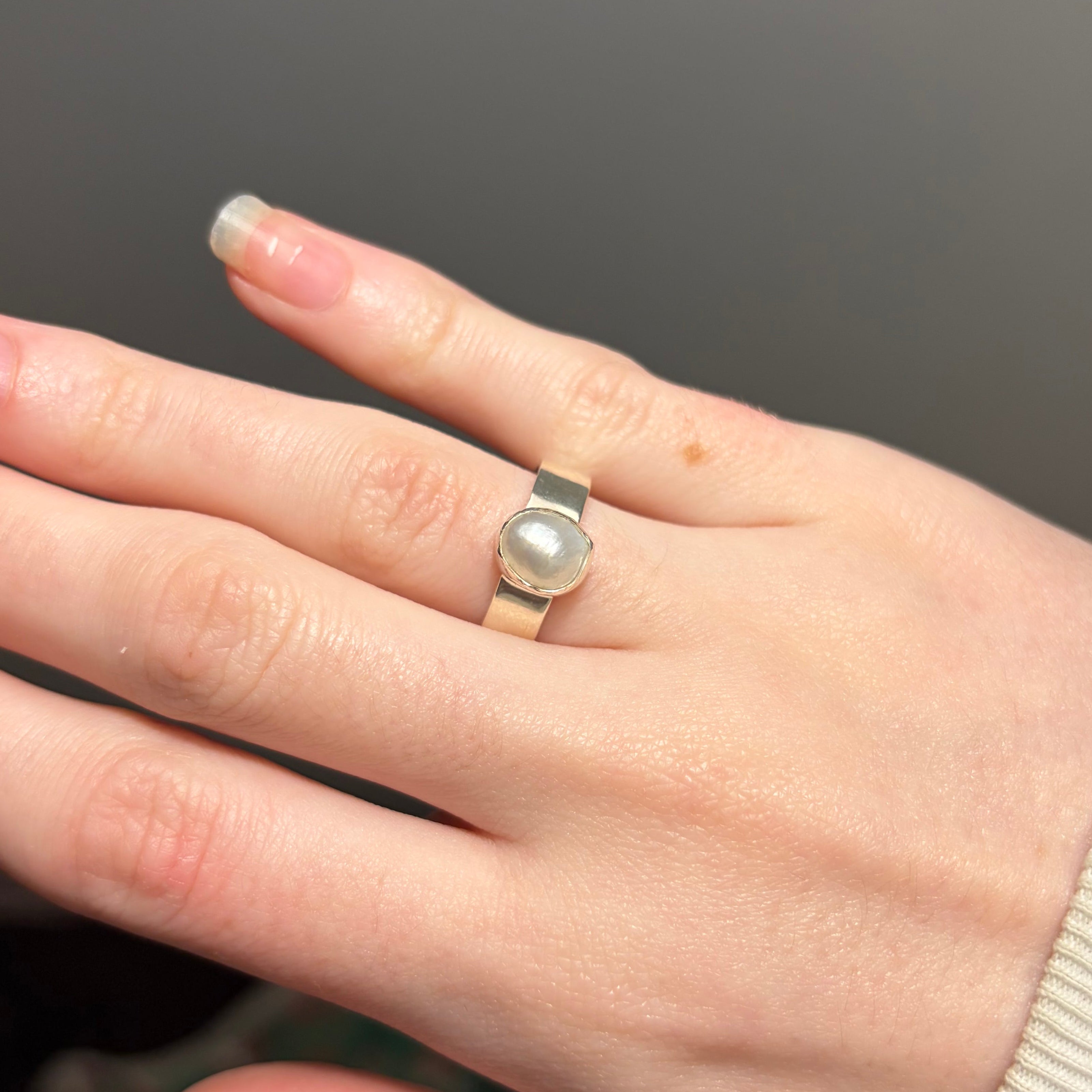 Pearl Ring | Size 6 / Size L 1/2