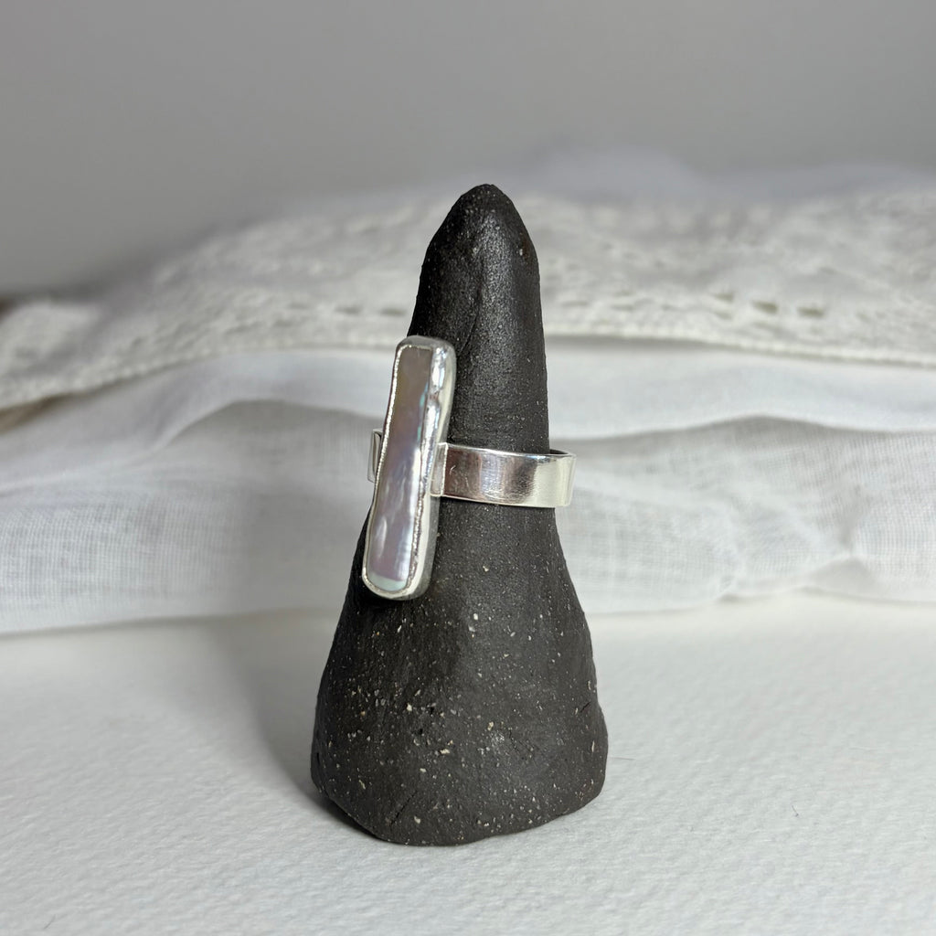 Baroque Pearl Statement Ring | Size 7.75 / Size P