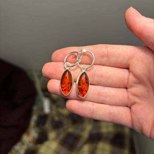 Amber Earrings