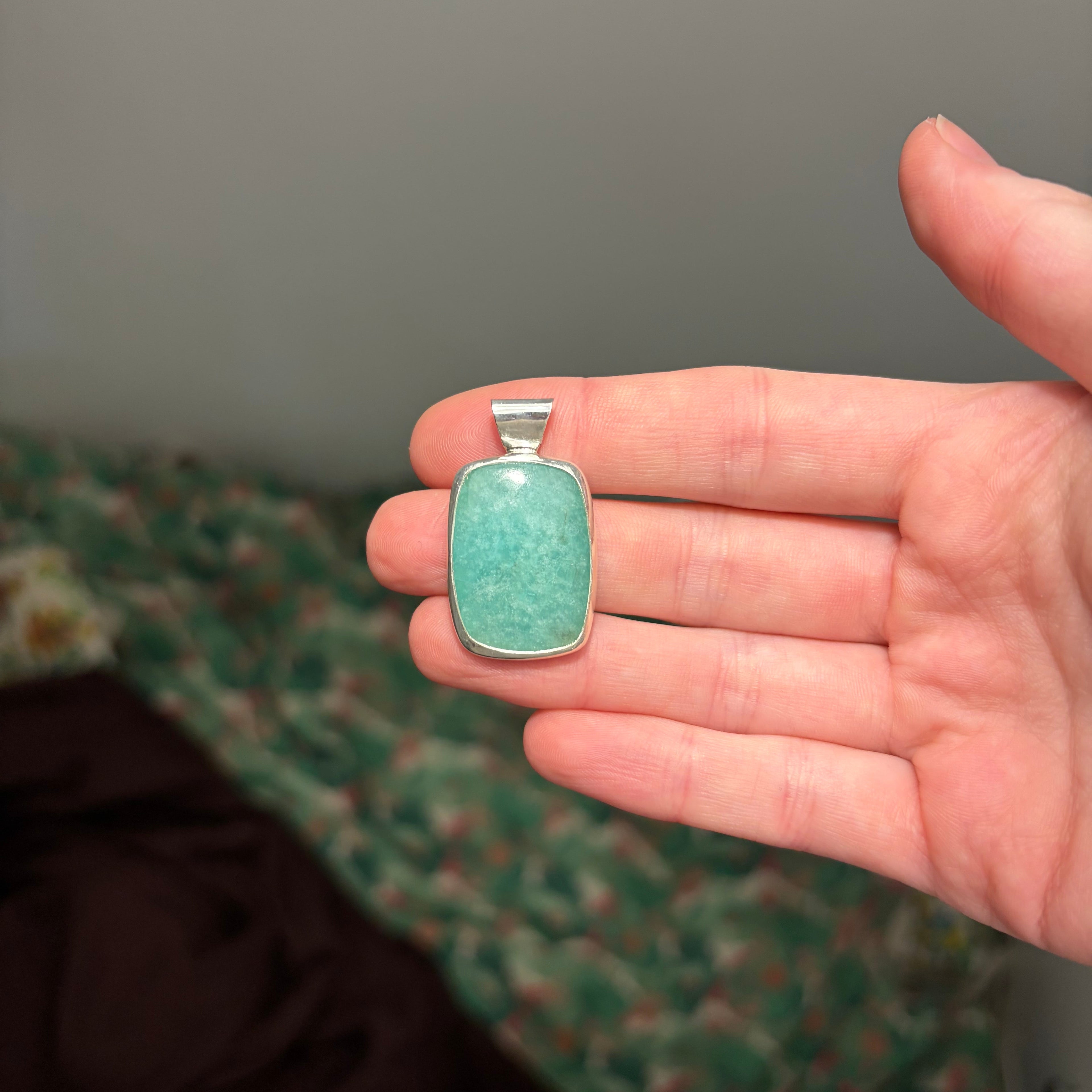 Amazonite Necklace Pendant