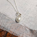 Dainty Pearl Necklace Pendant