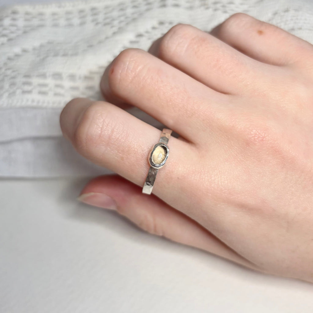 Smoky Quartz Ring | Size 9.5 / Size S 1/2