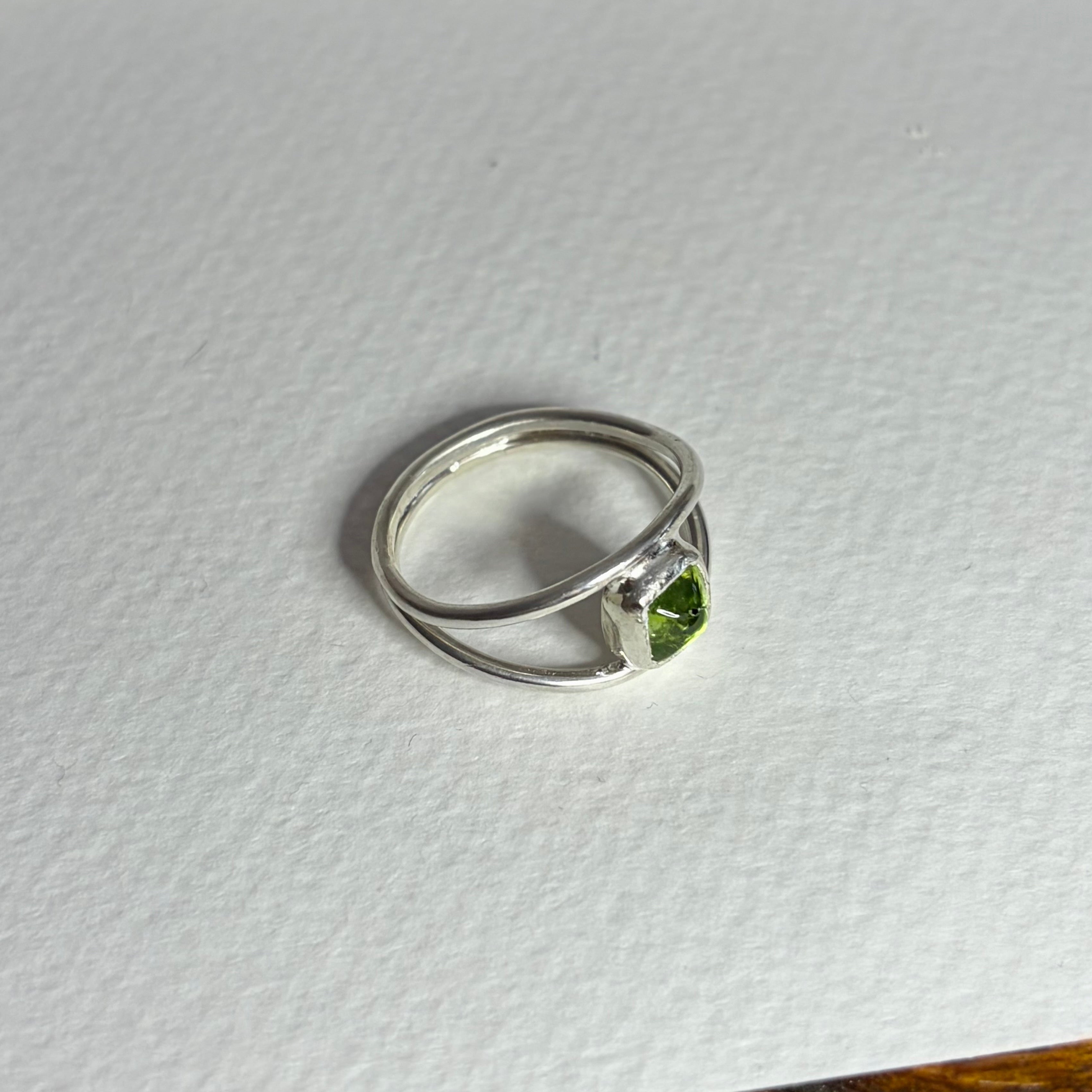 Peridot Ring | Size 8 / Size P 1/2