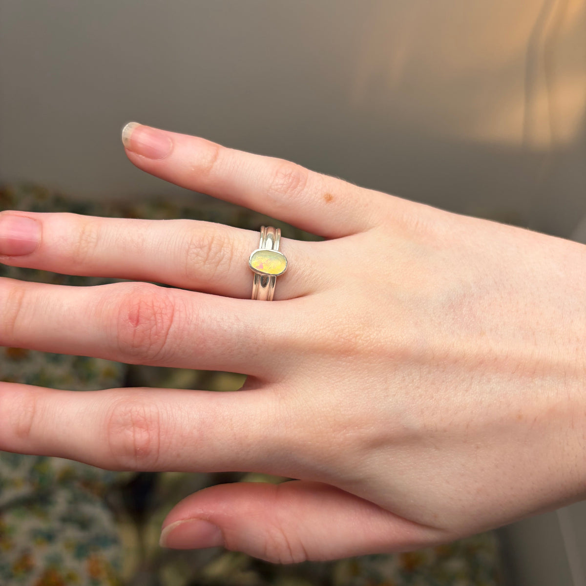 Pipe Opal Ring | Size 5.5 / Size K 1/2