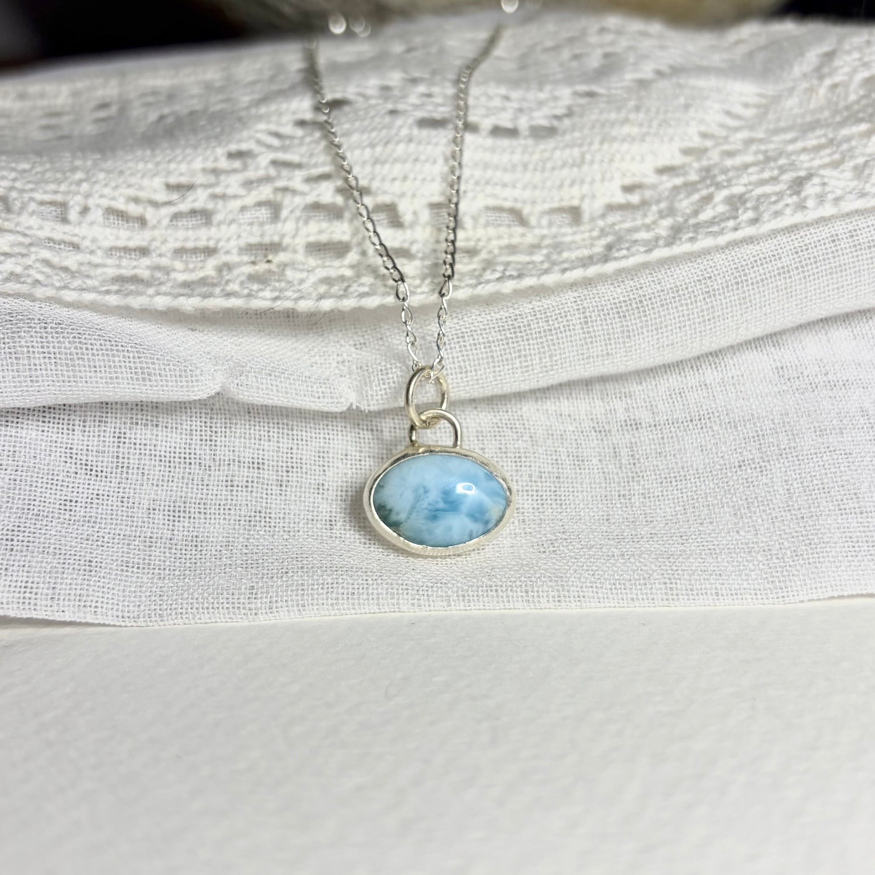 Larimar Necklace Pendant
