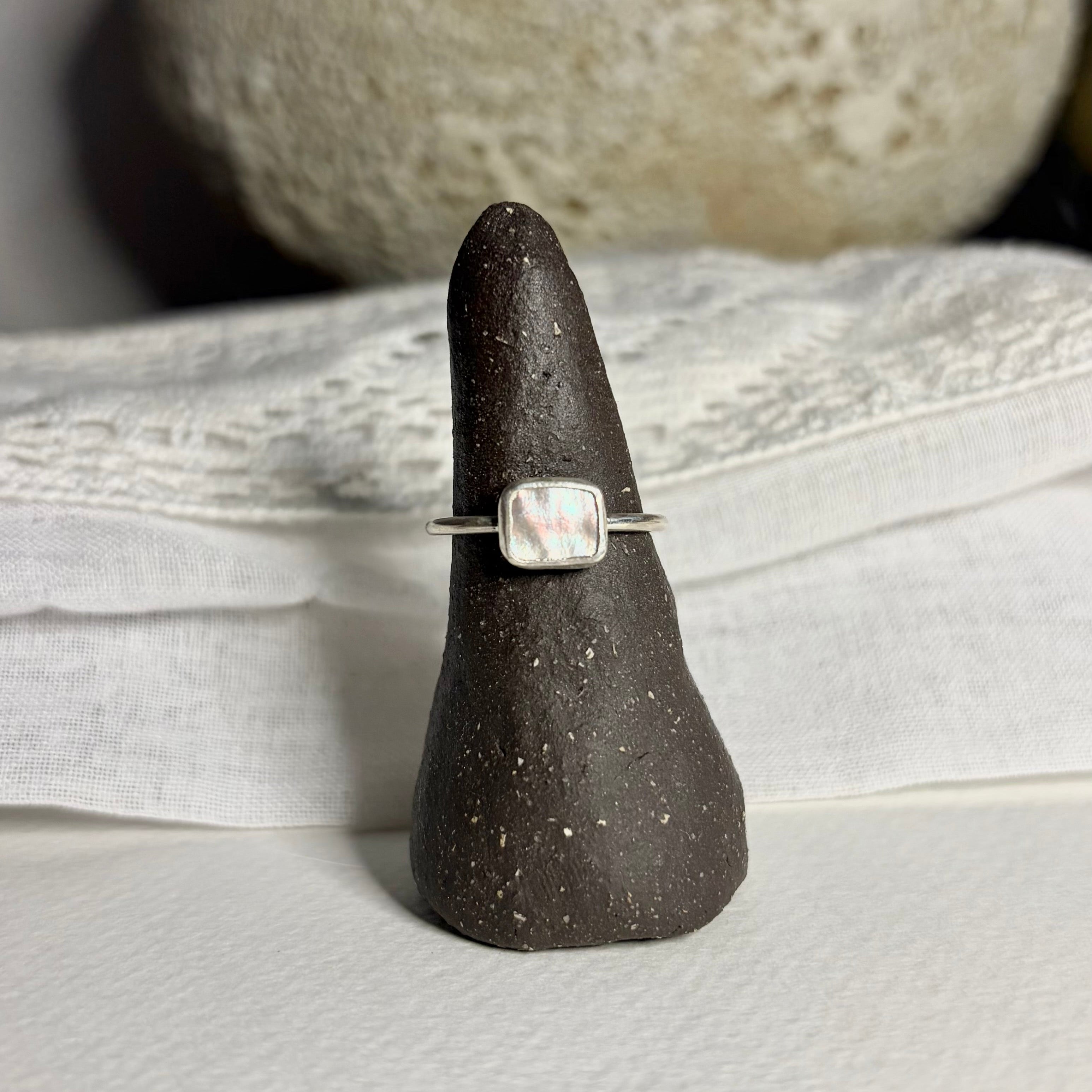 Abalone Ring | Size 7.5 / Size O 1/2