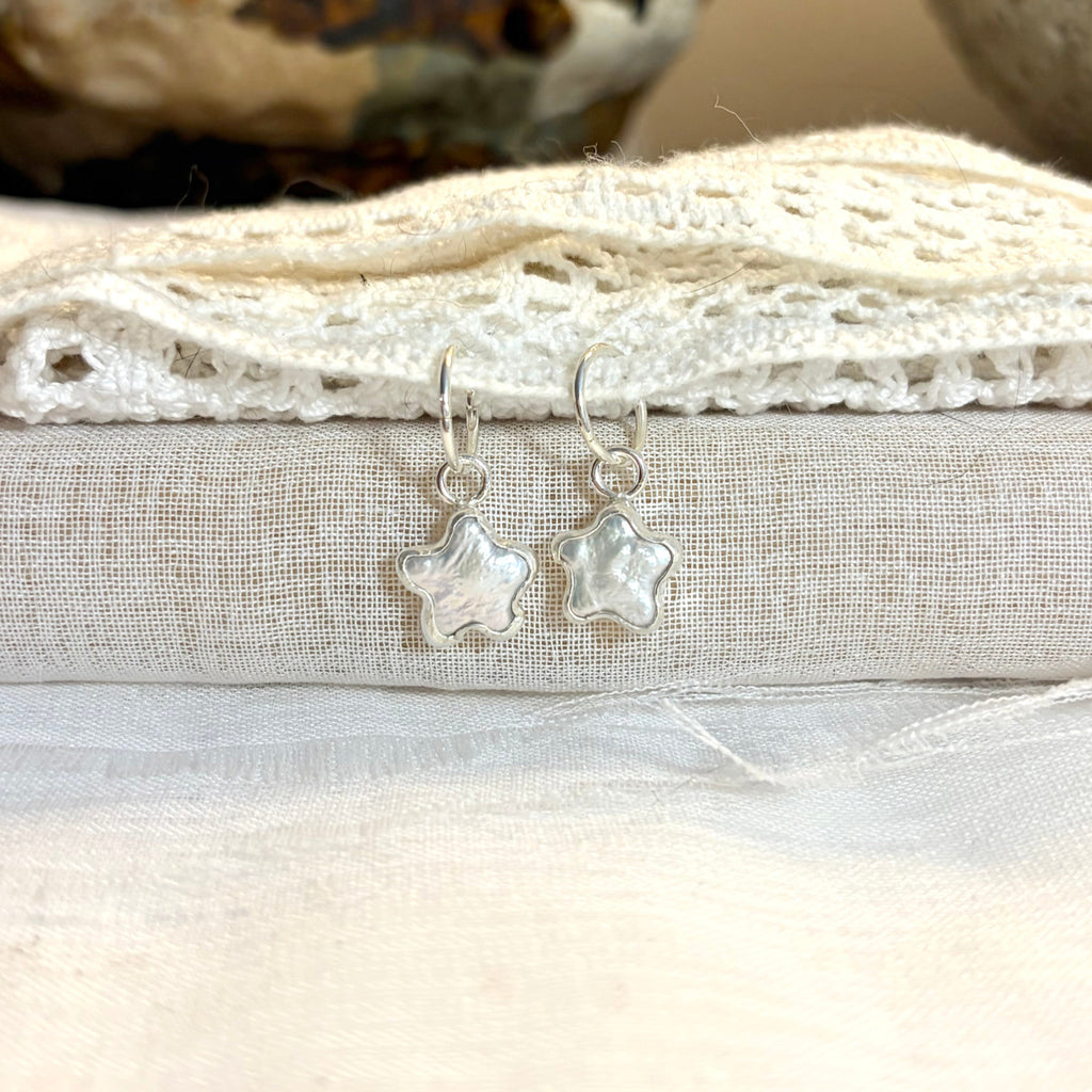 Star Pearl Earrings