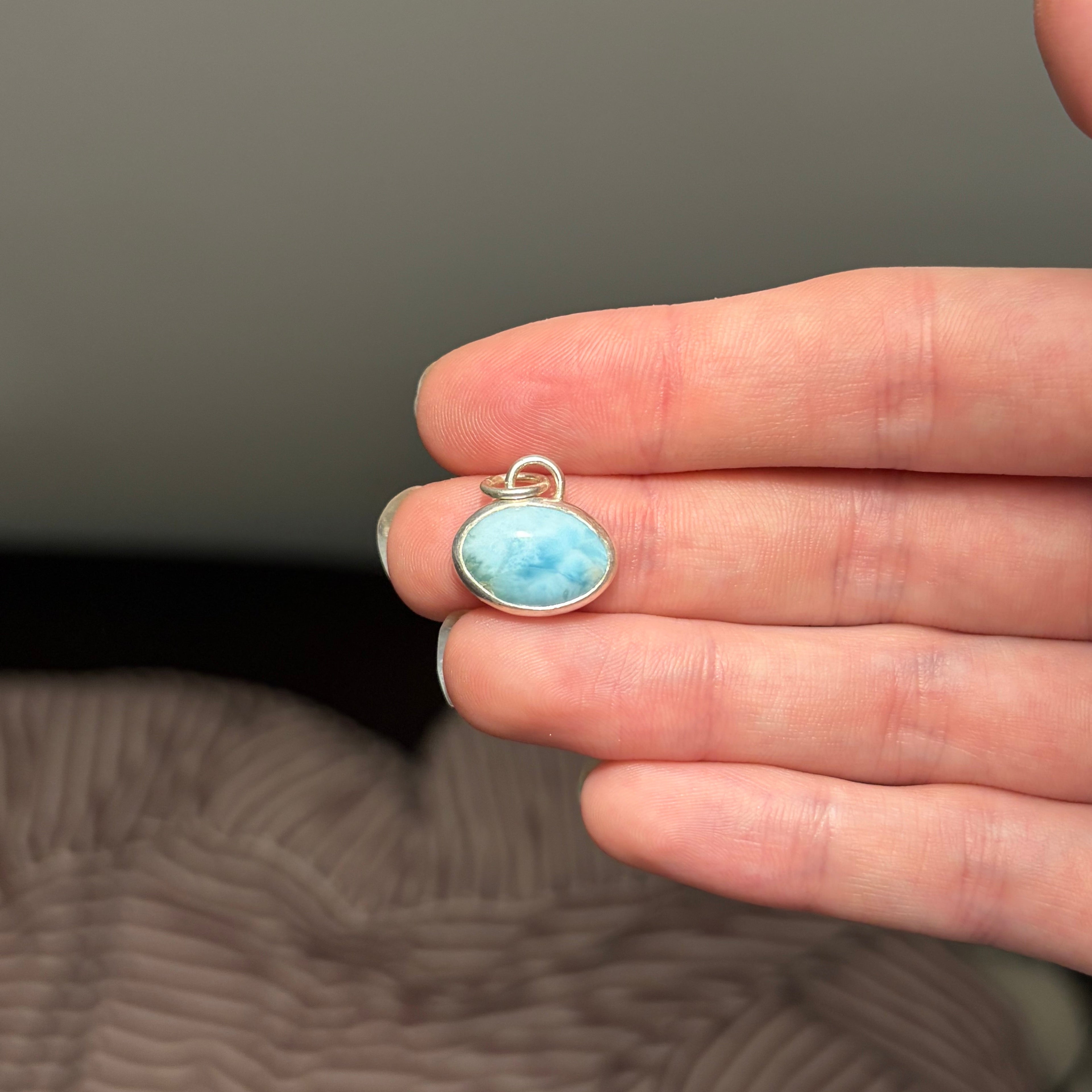 Larimar Necklace Pendant