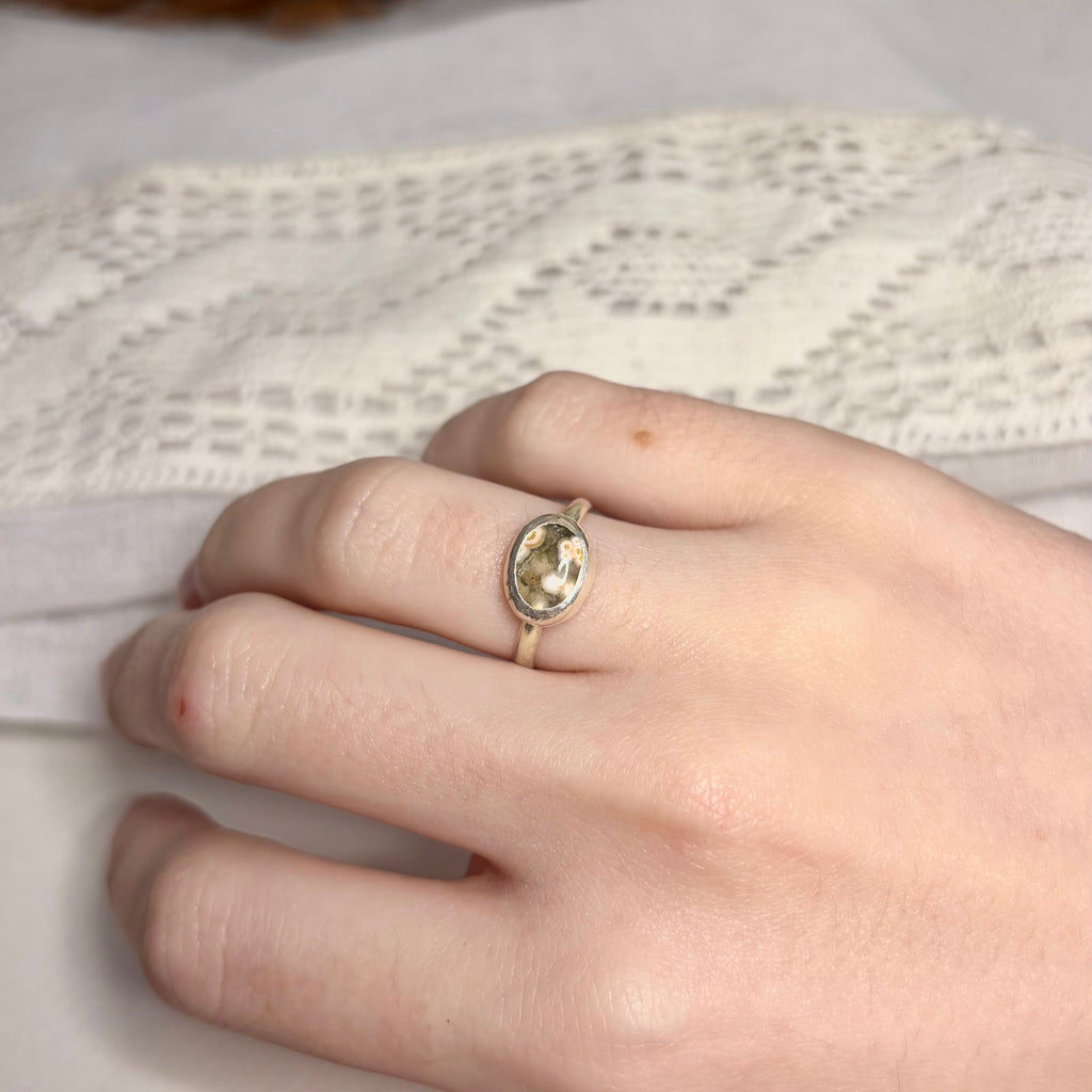 Ocean Jasper Ring | Size 5 / Size J 1/2