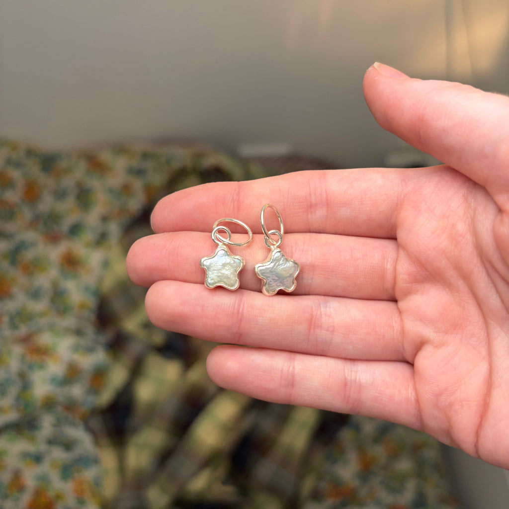 Star Pearl Earrings