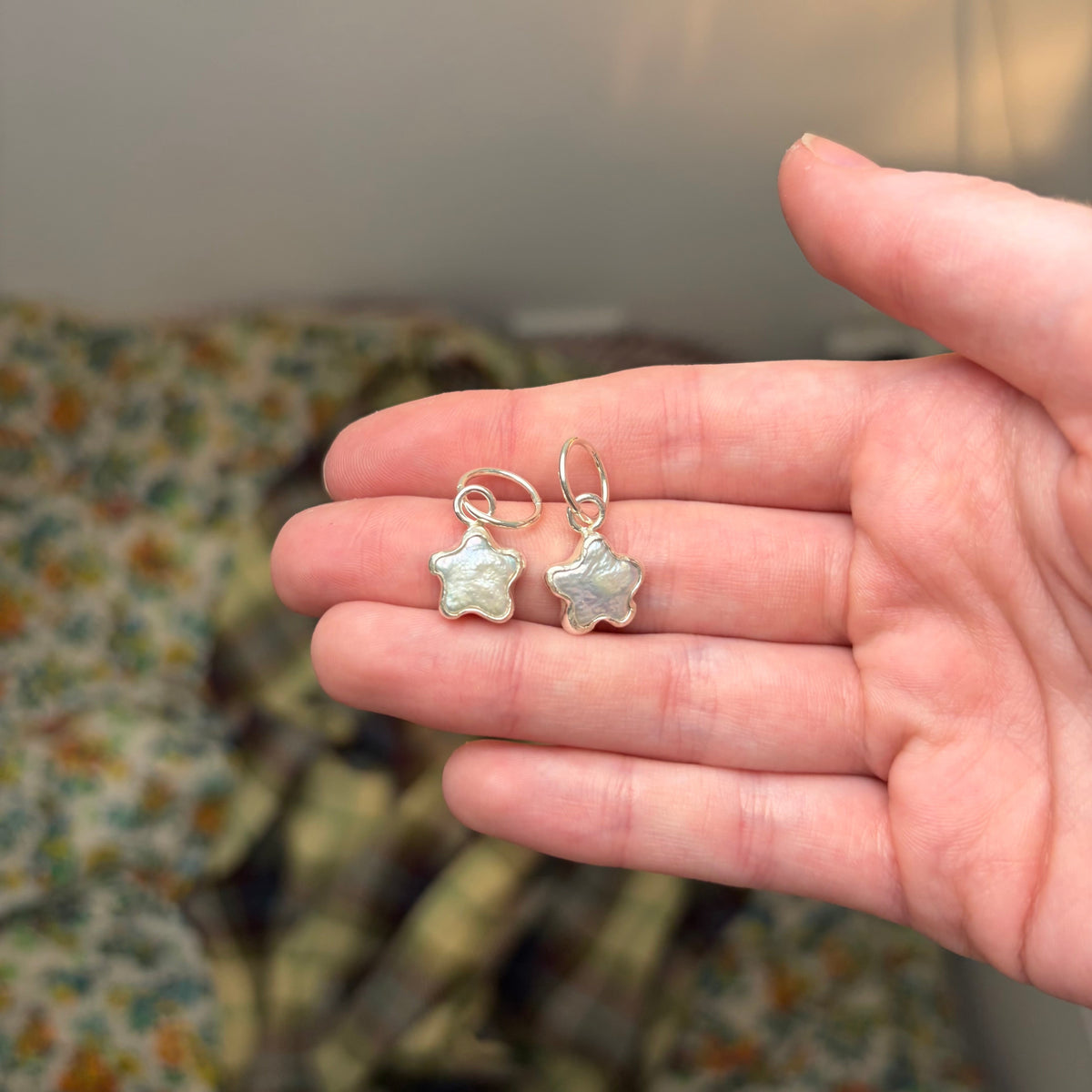 Star Pearl Earrings