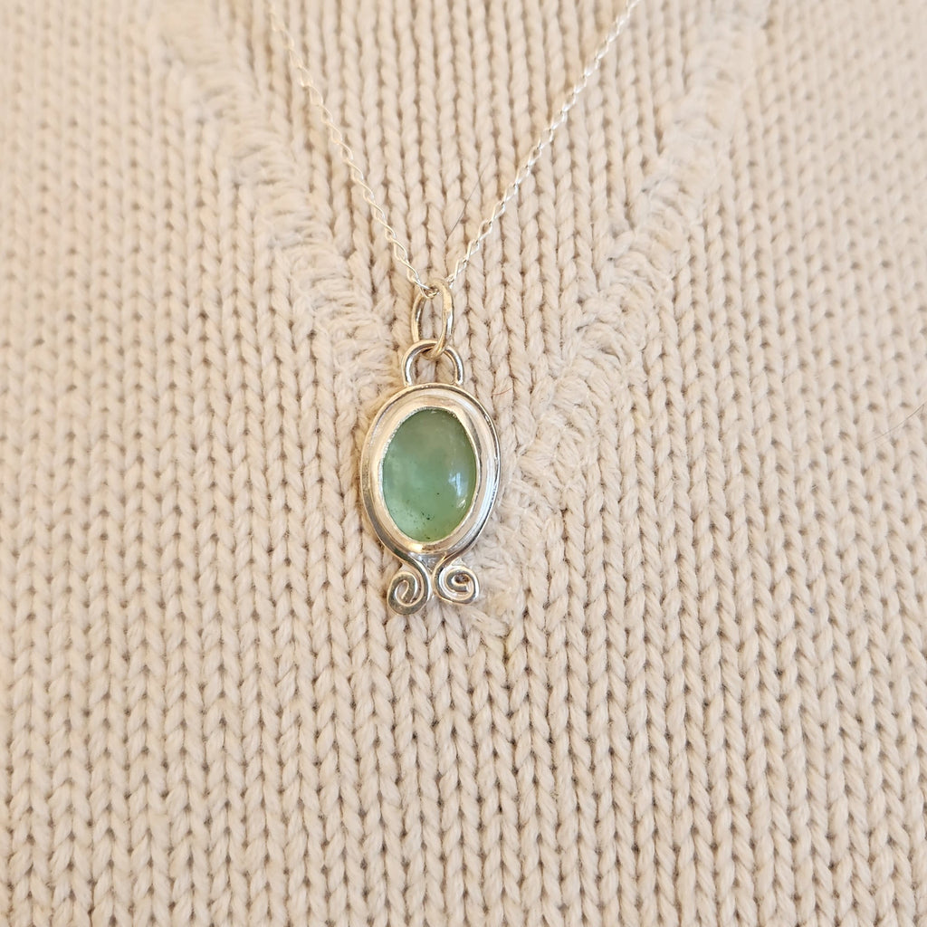 Peruvian Opal Necklace Pendant