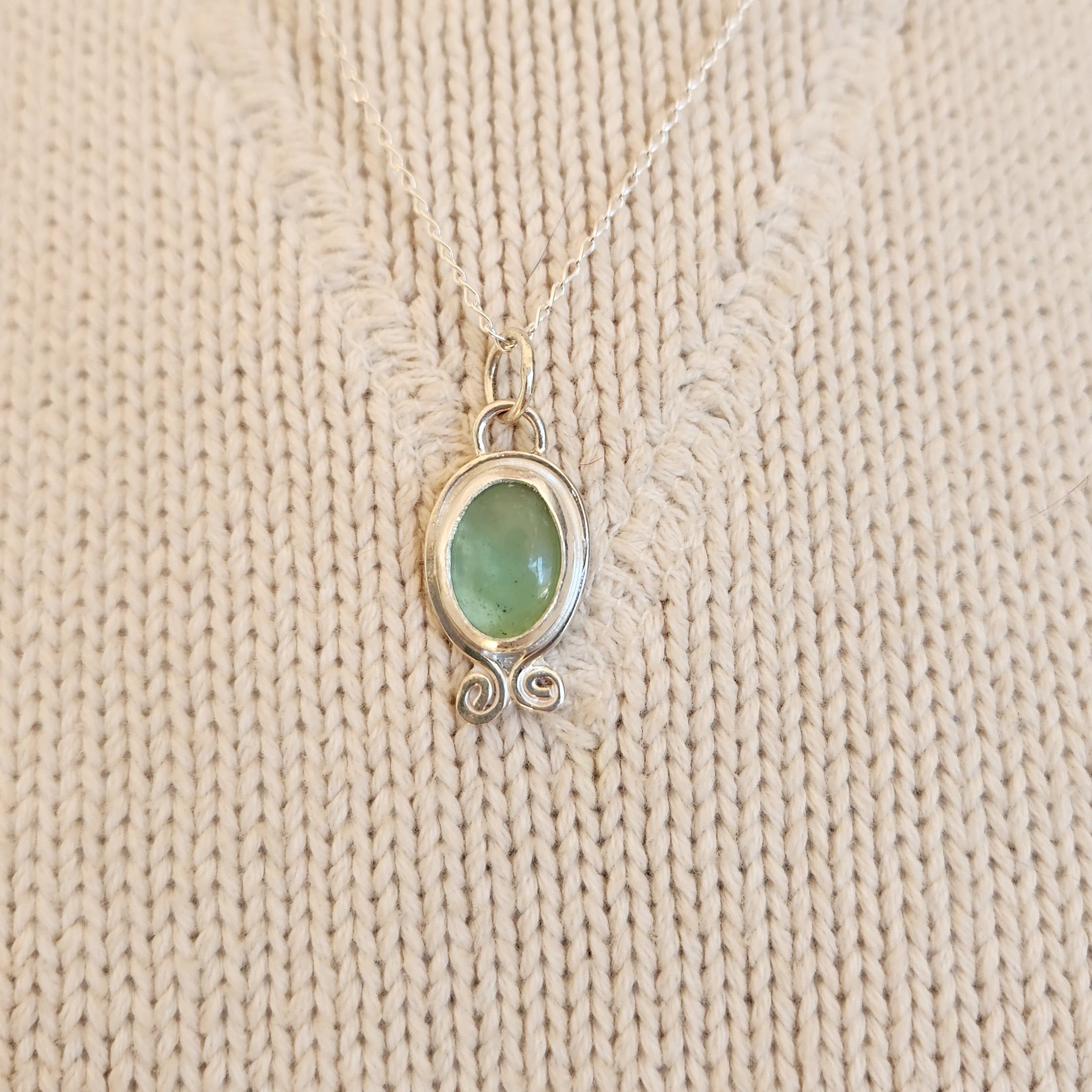 Peruvian Opal Necklace Pendant