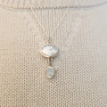 Mother of Pearl Dangle Necklace Pendant