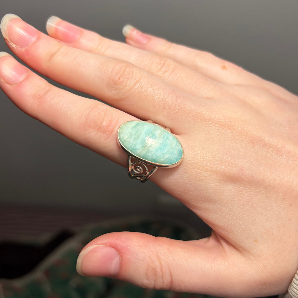 Aragonite Statement Ring | Size 10.75 / Size V