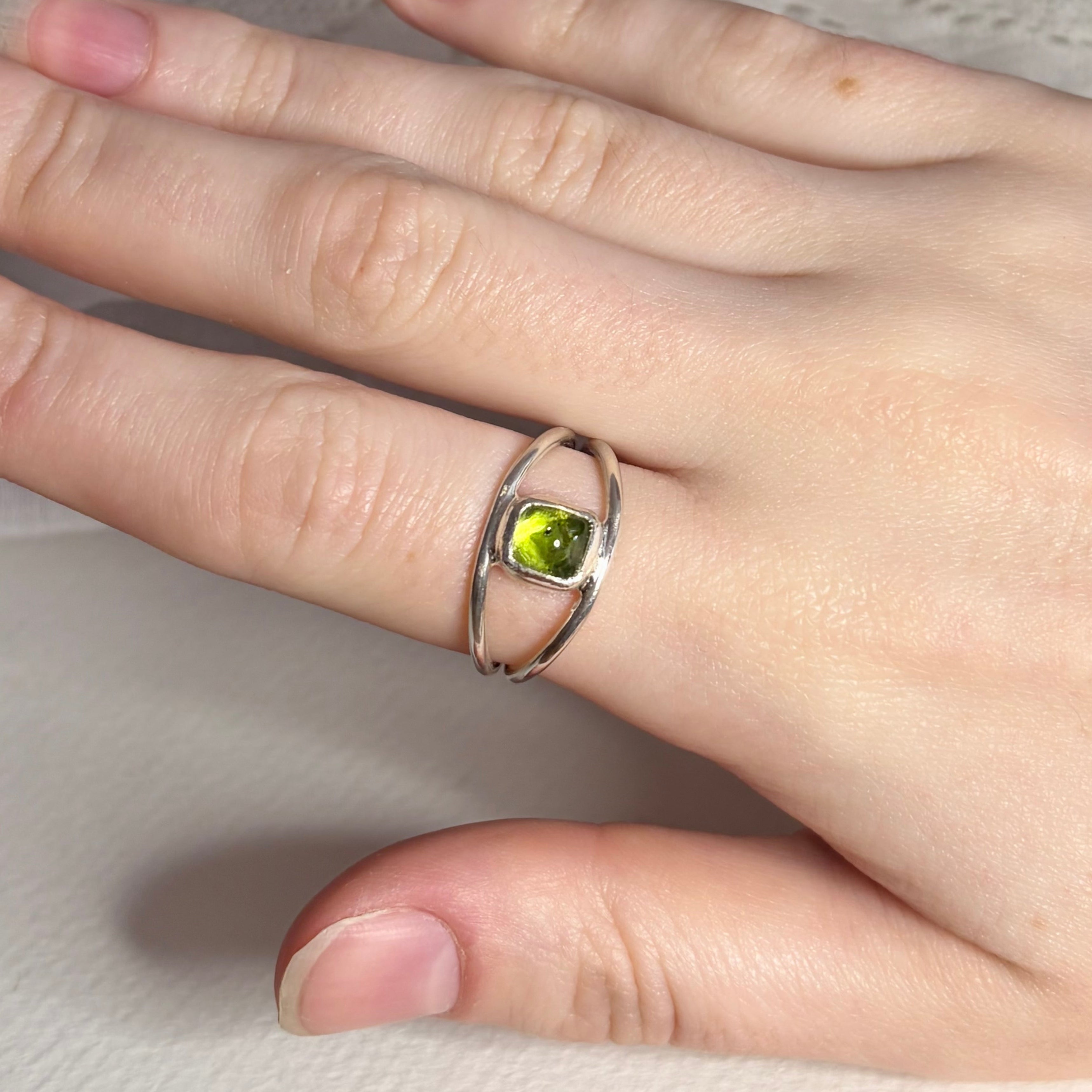 Peridot Ring | Size 8 / Size P 1/2