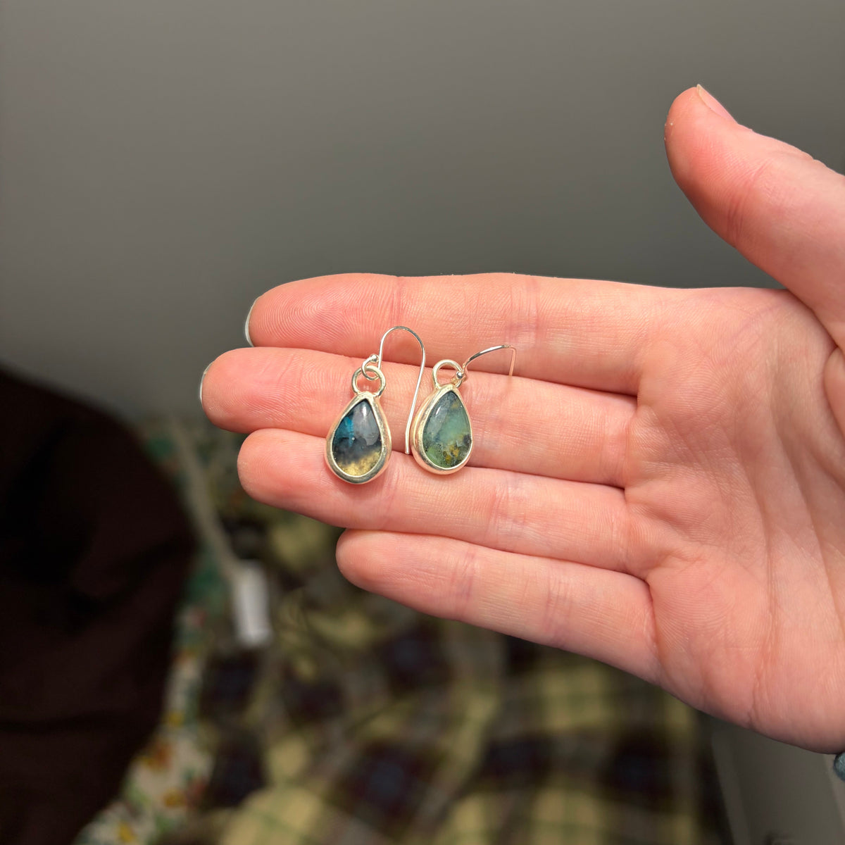 Peruvian Opal Earrings