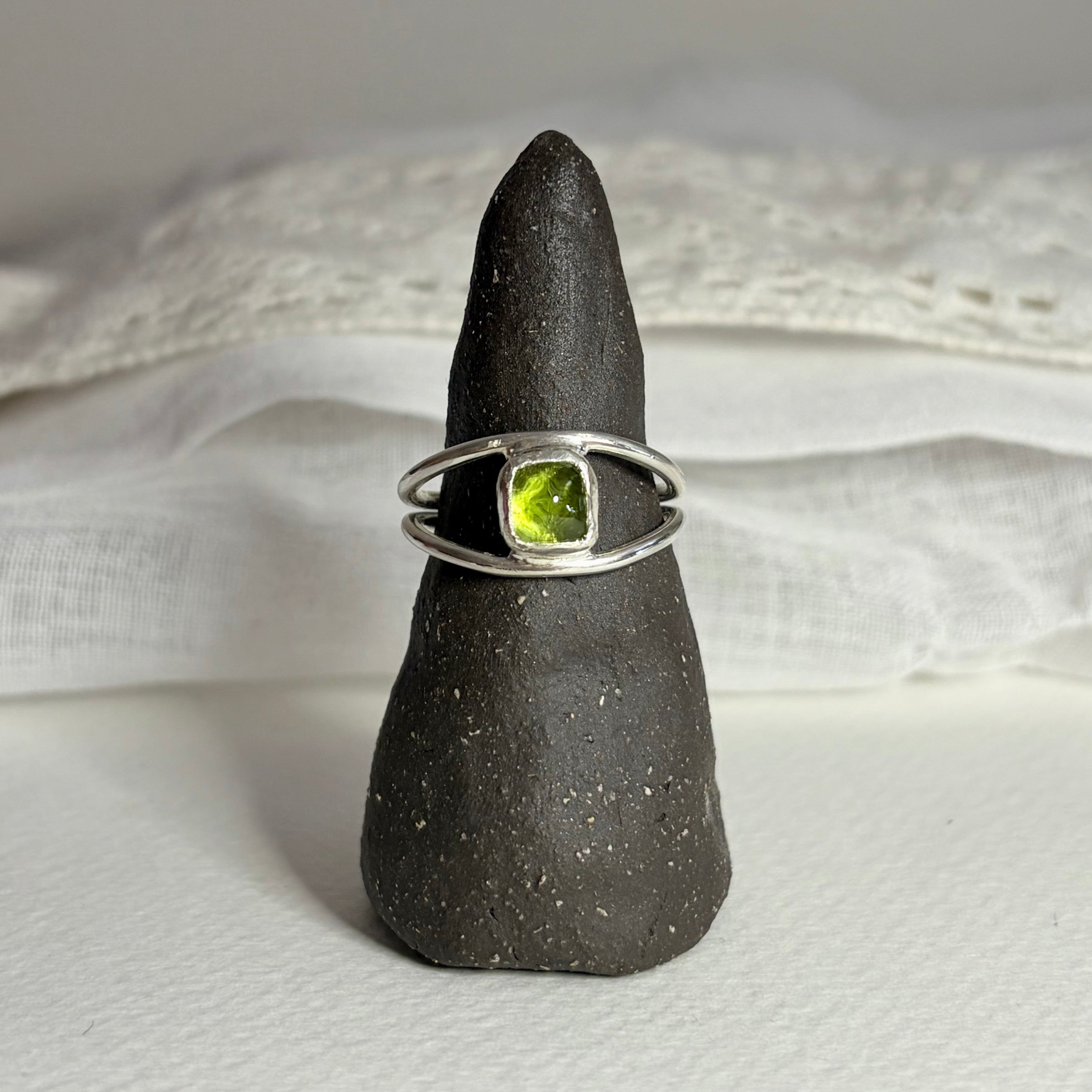 Peridot Ring | Size 8 / Size P 1/2