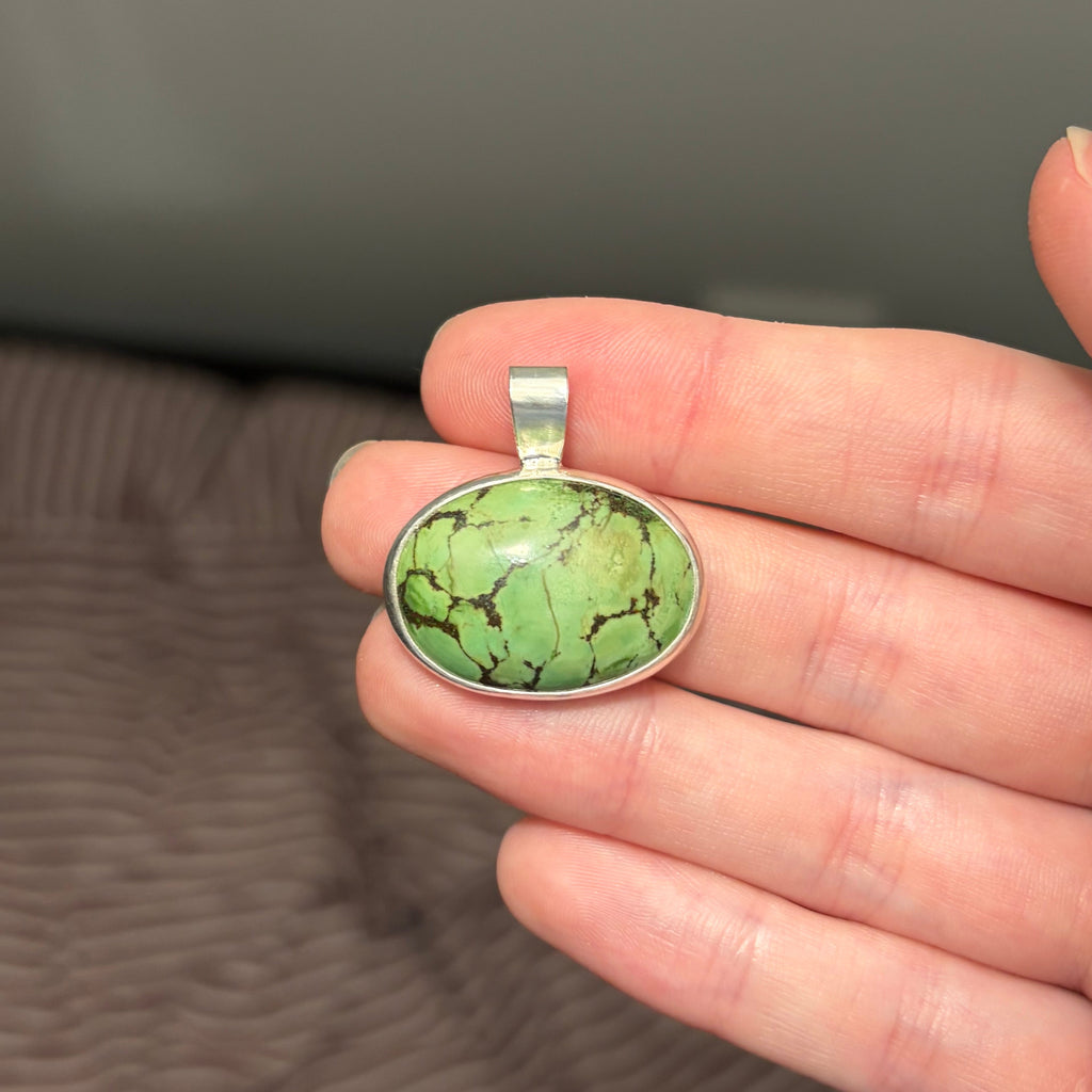 Turquoise Statement Necklace Pendant