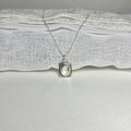 Aquamarine Dainty Necklace Pendant