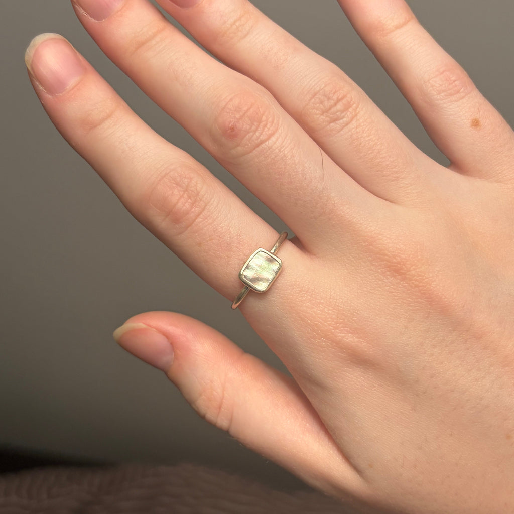 Abalone Ring | Size 7.5 / Size O 1/2