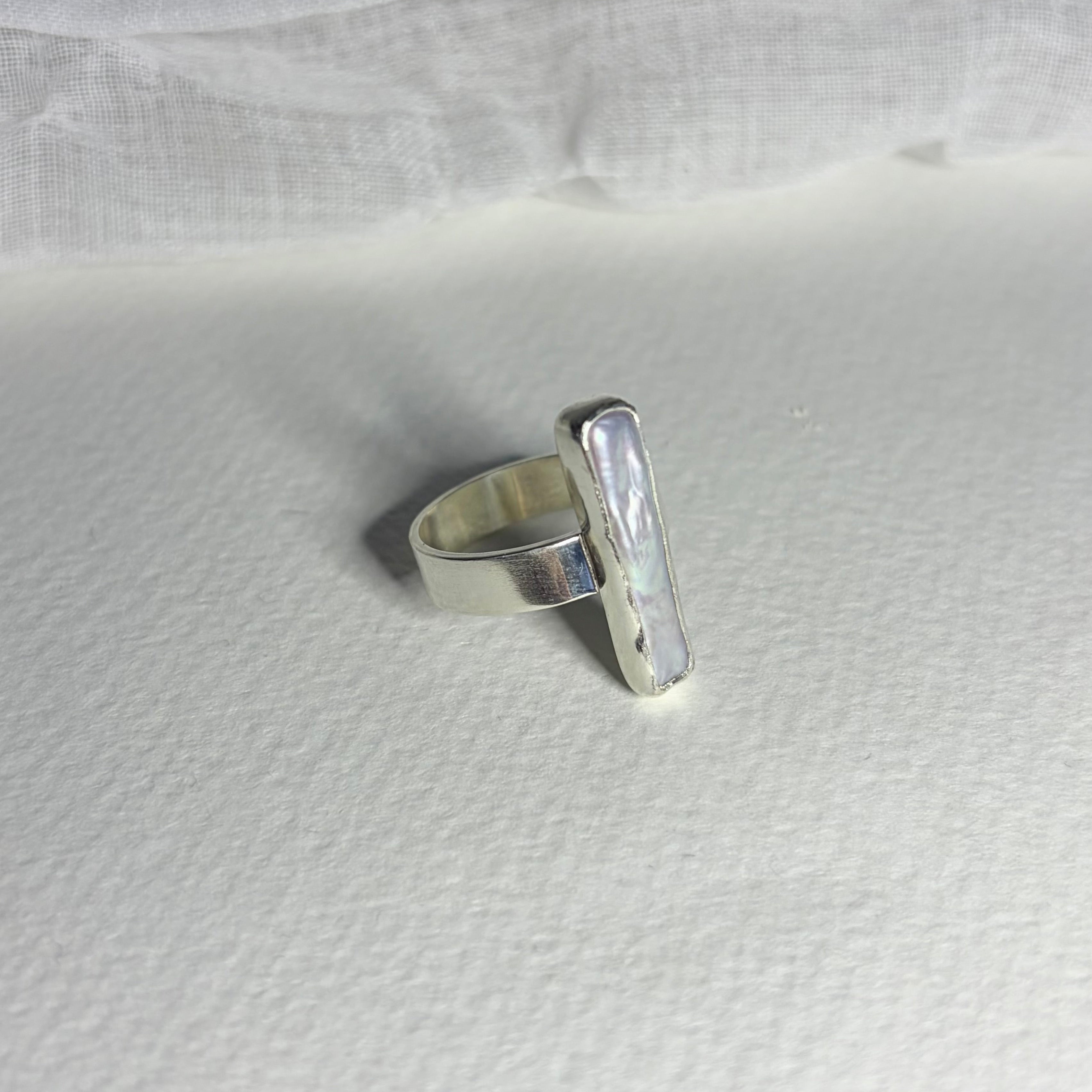 Baroque Pearl Statement Ring | Size 7.75 / Size P