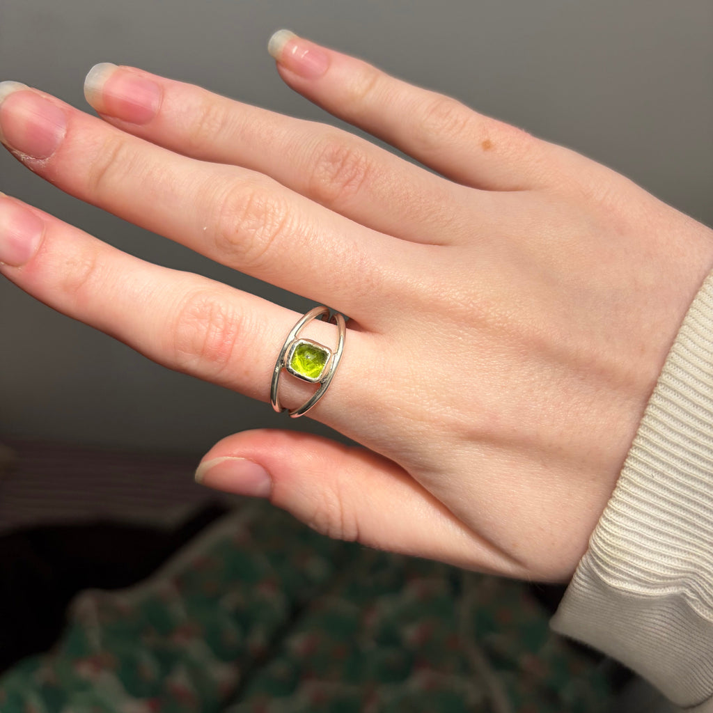 Peridot Ring | Size 8 / Size P 1/2