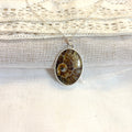 Ammonite Fossil Statement Necklace Pendant