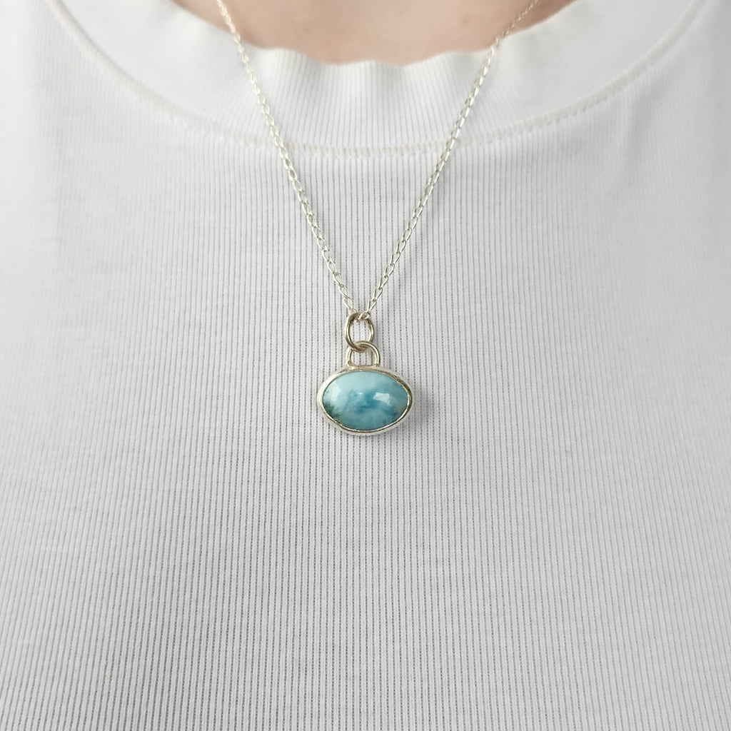 Larimar Necklace Pendant