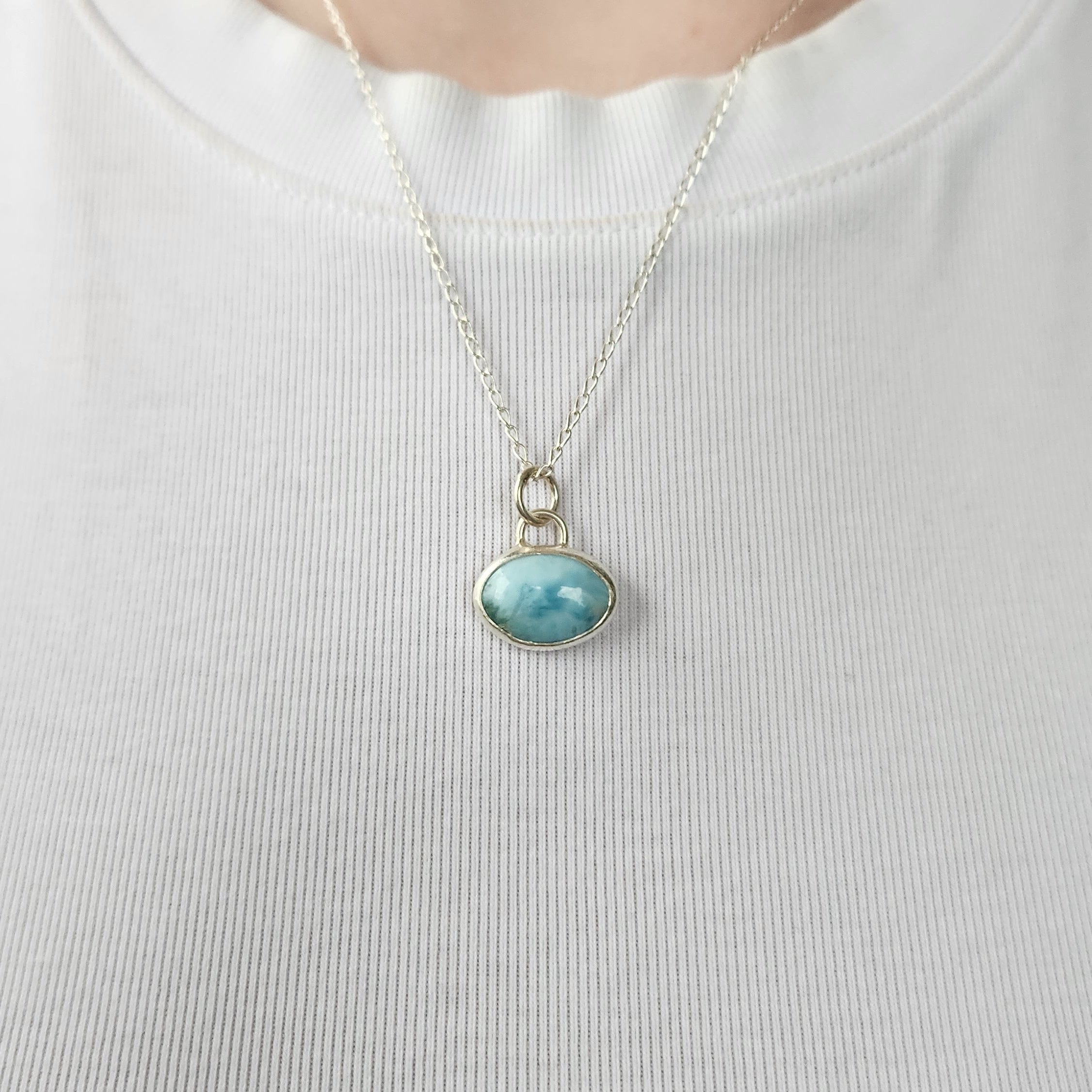 Larimar Necklace Pendant