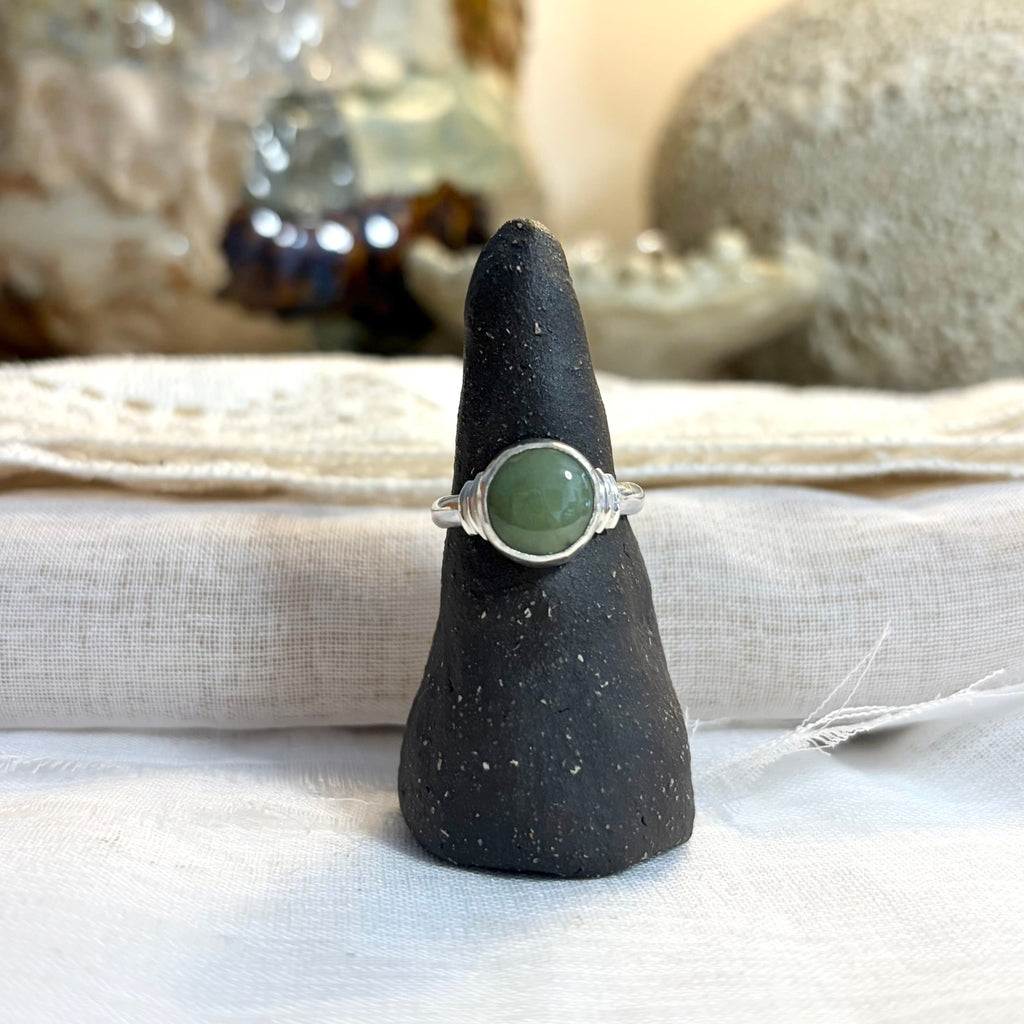 Jade Ring | Size 7.75 / Size P