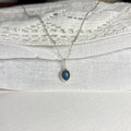 Tiny Opal Necklace Pendant