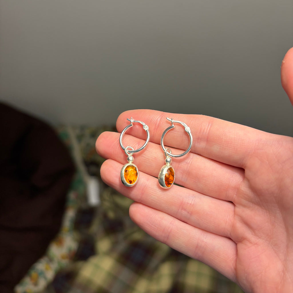 Amber Earrings
