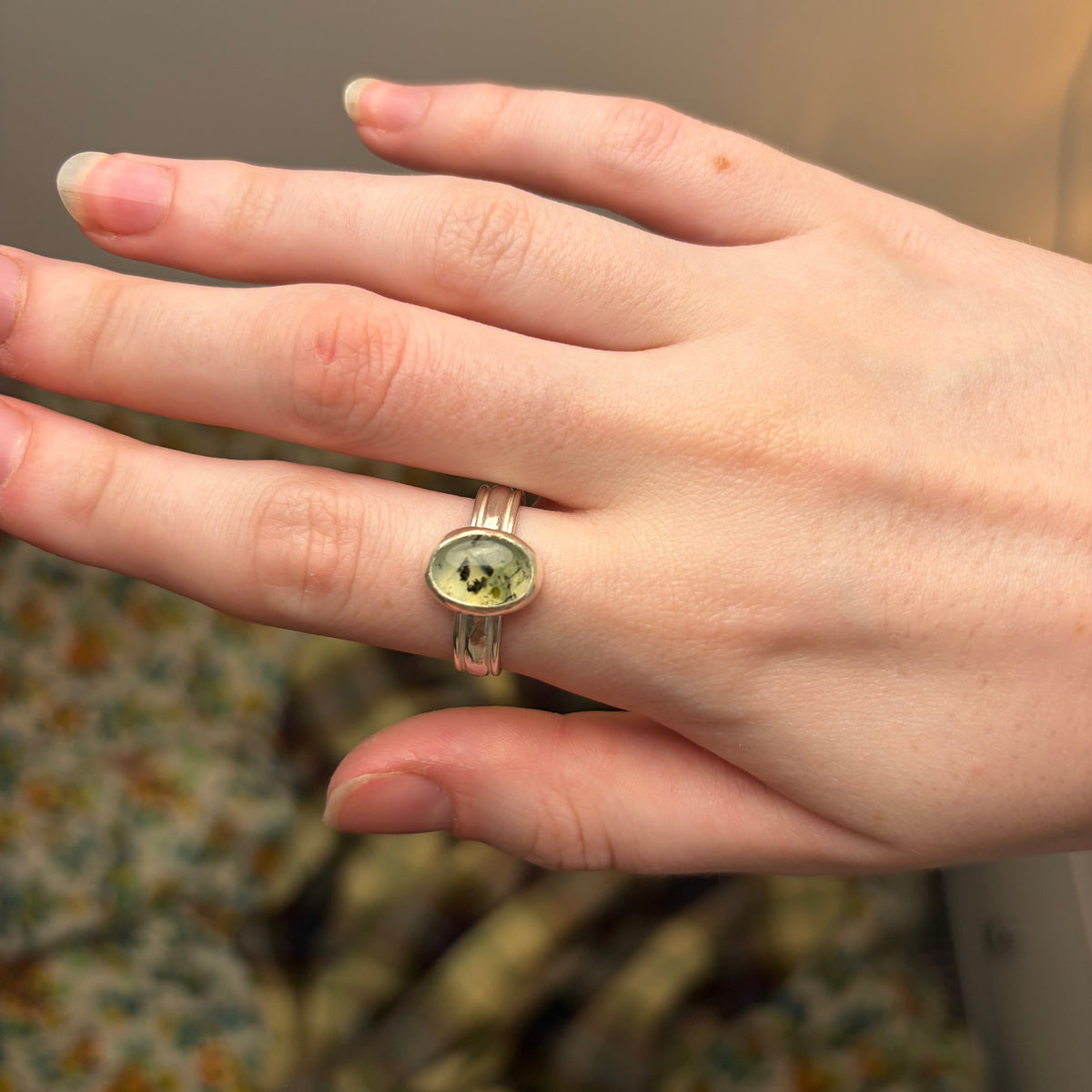 Prehnite Ring | Size 8.75 / Size R