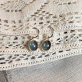 Kyanite Hoop Earrings