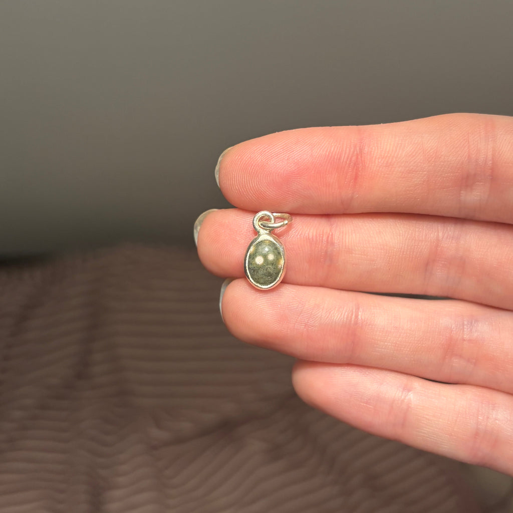 Ocean Jasper Dainty Necklace Pendant