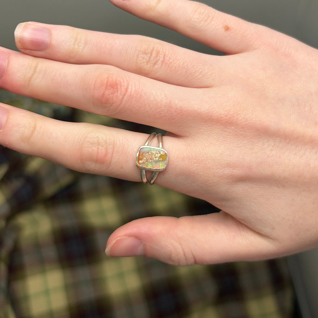 Pipe Opal Ring | Size 6.75 / Size N