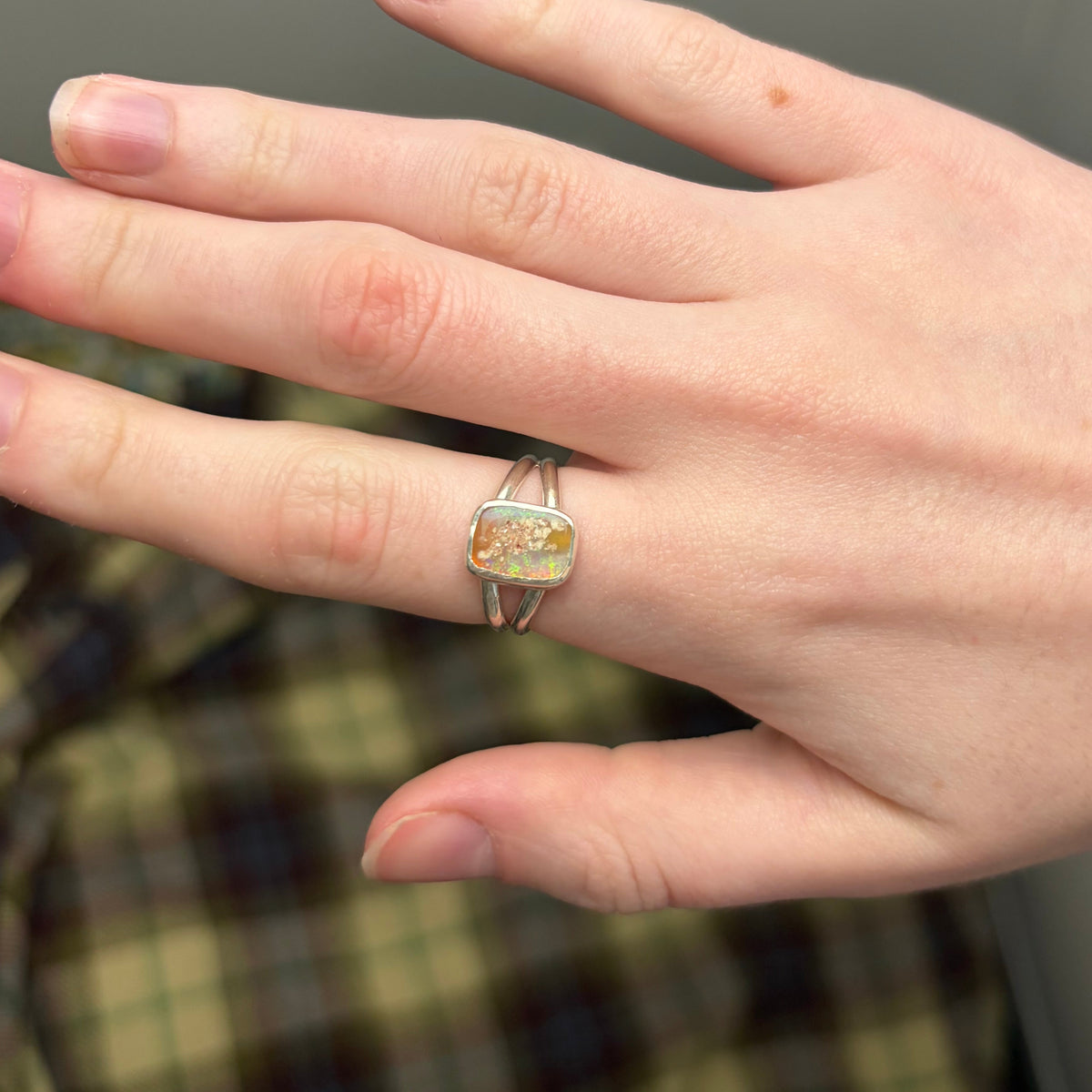 Pipe Opal Ring | Size 6.75 / Size N