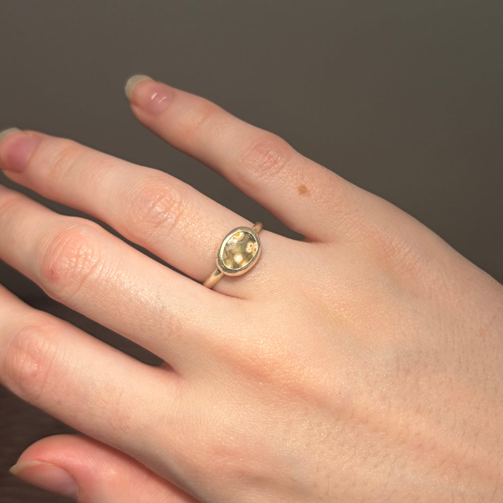 Ocean Jasper Ring | Size 5 / Size J 1/2