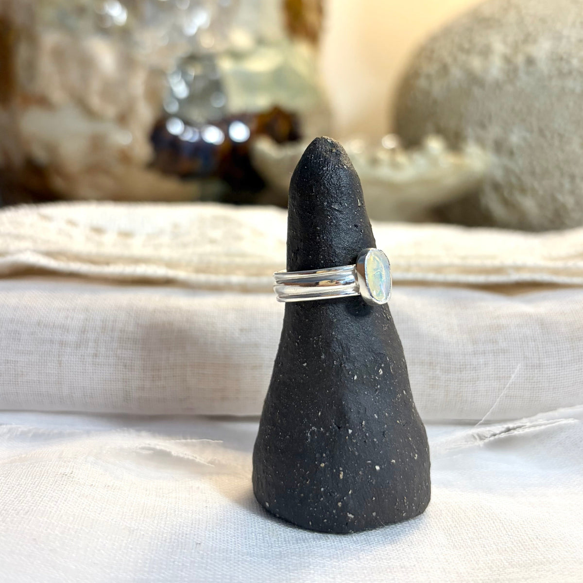 Pipe Opal Ring | Size 5.5 / Size K 1/2
