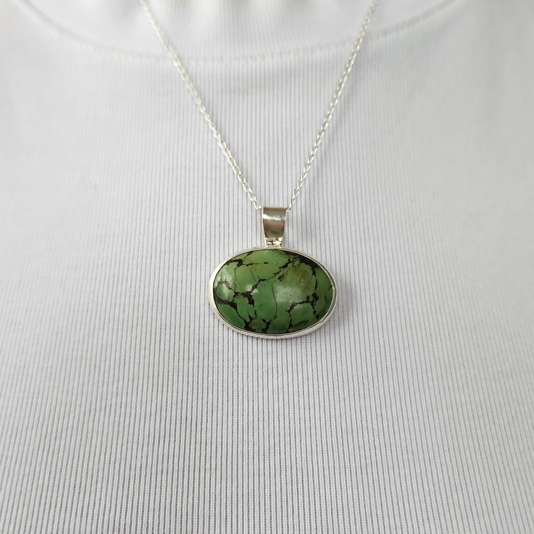 Turquoise Statement Necklace Pendant