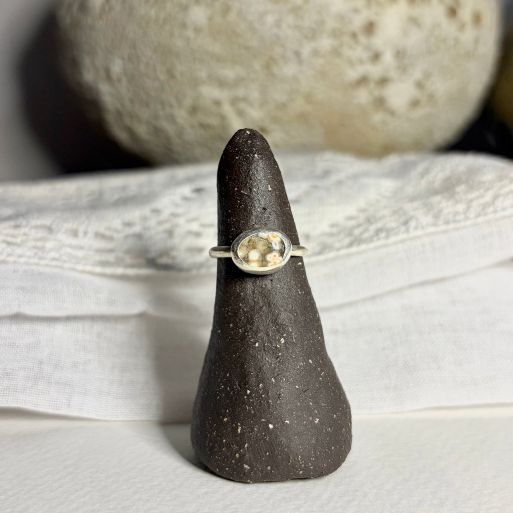 Ocean Jasper Ring | Size 5 / Size J 1/2