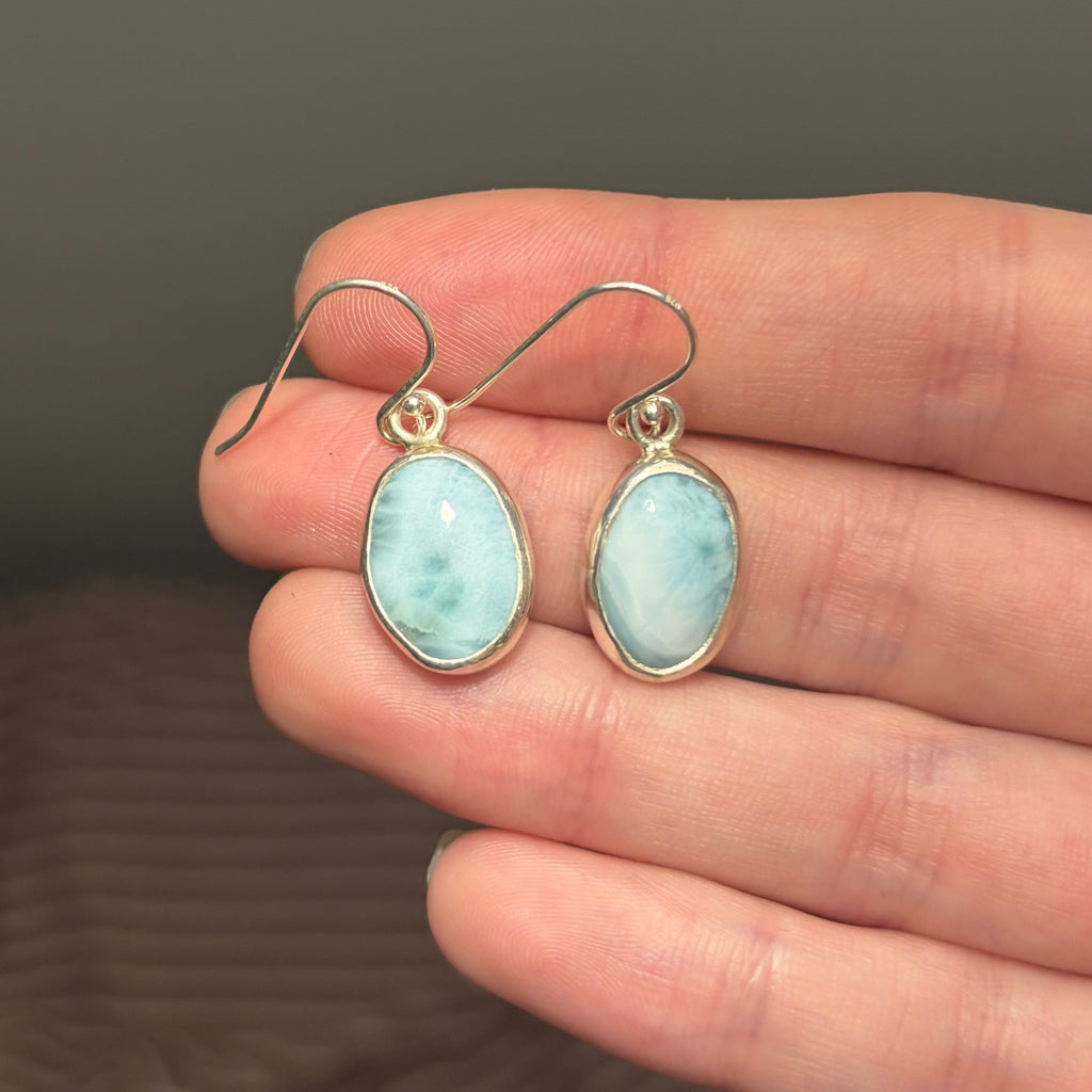 Larimar Dangle Earrings