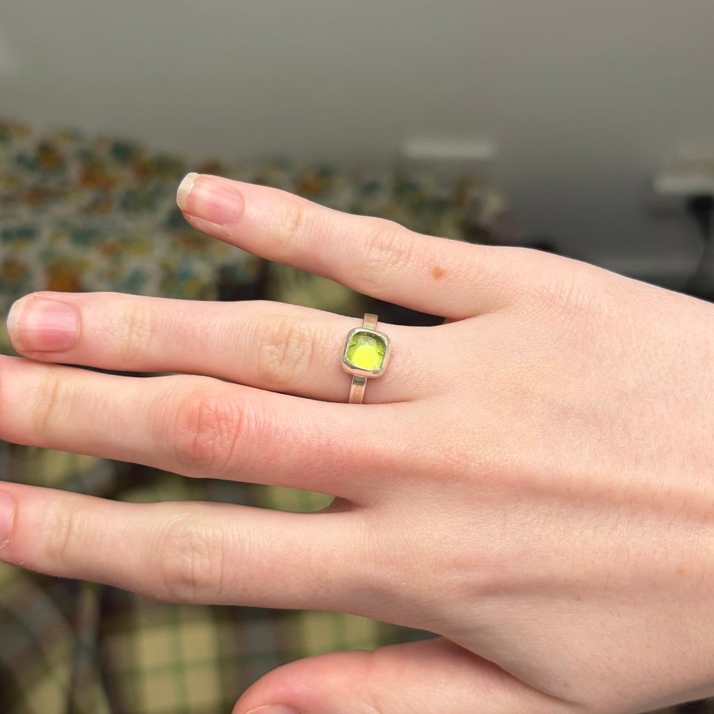 Peridot Ring | Size 5 / Size J 1/2