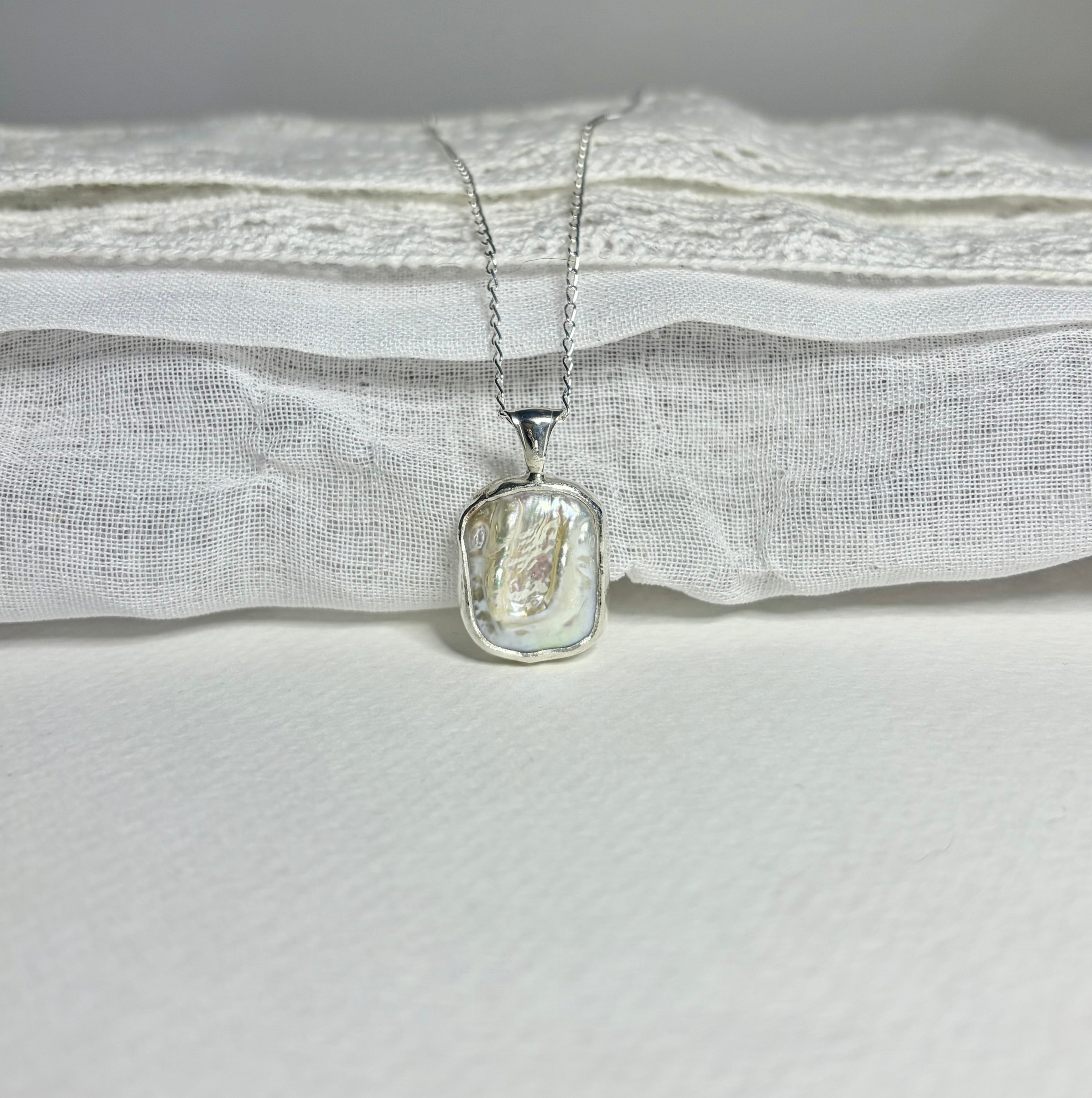 Baroque Pearl Necklace Pendant