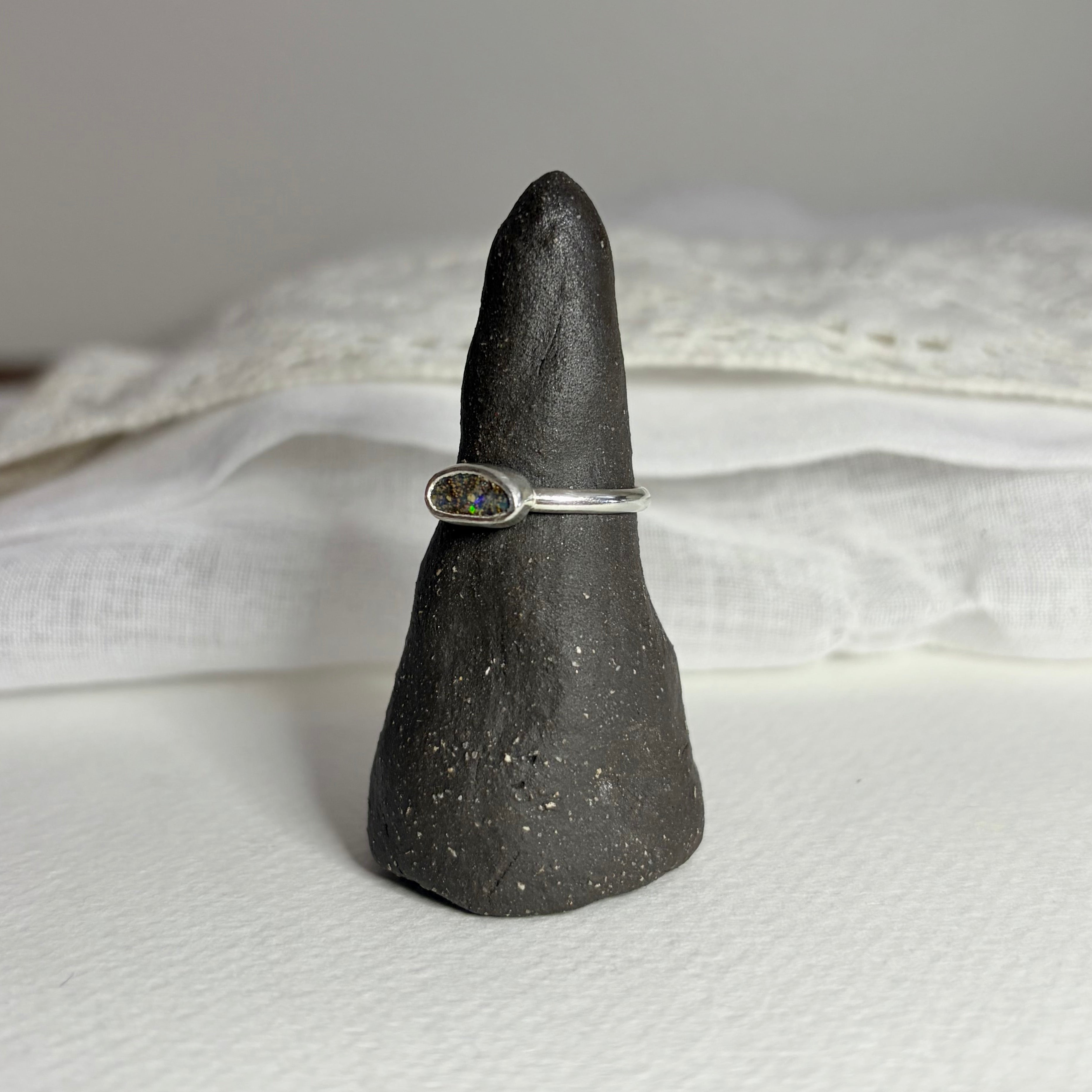 Boulder Opal Ring | Size 7 / Size N 1/2