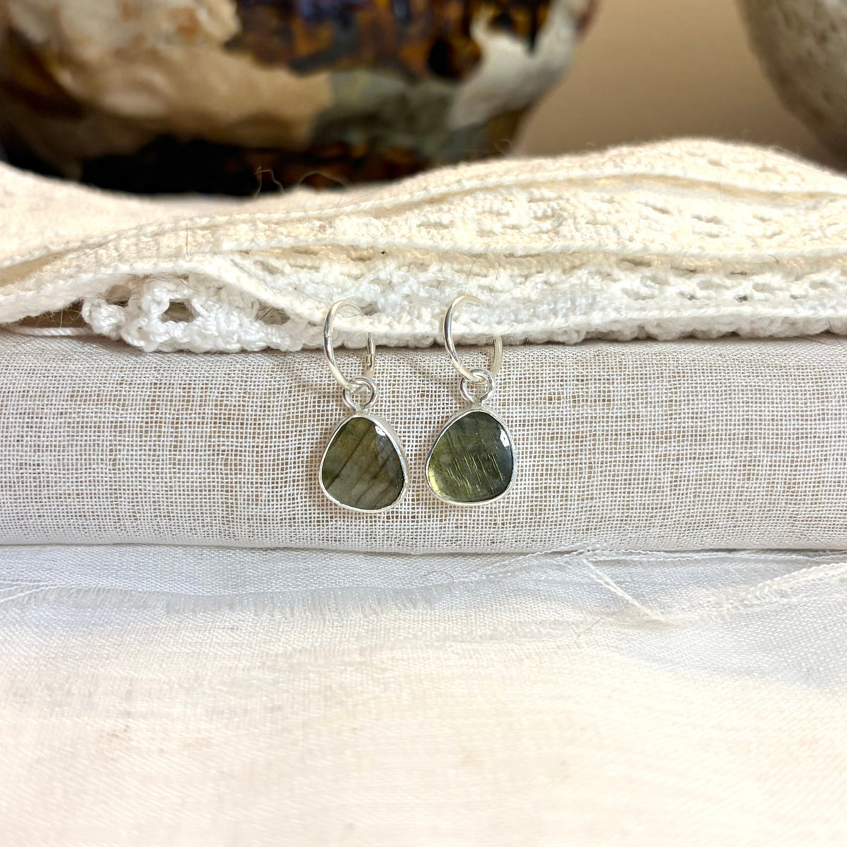 Labradorite Earrings